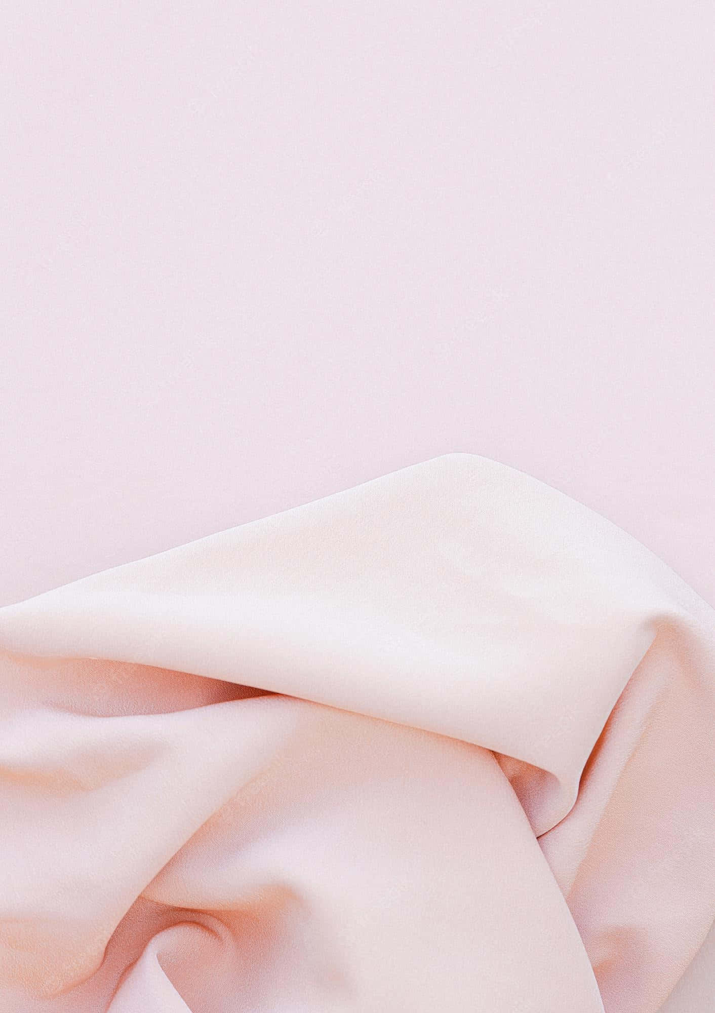 pink blanket, white surface, peach fabric, Full HD Phone Wallpaper