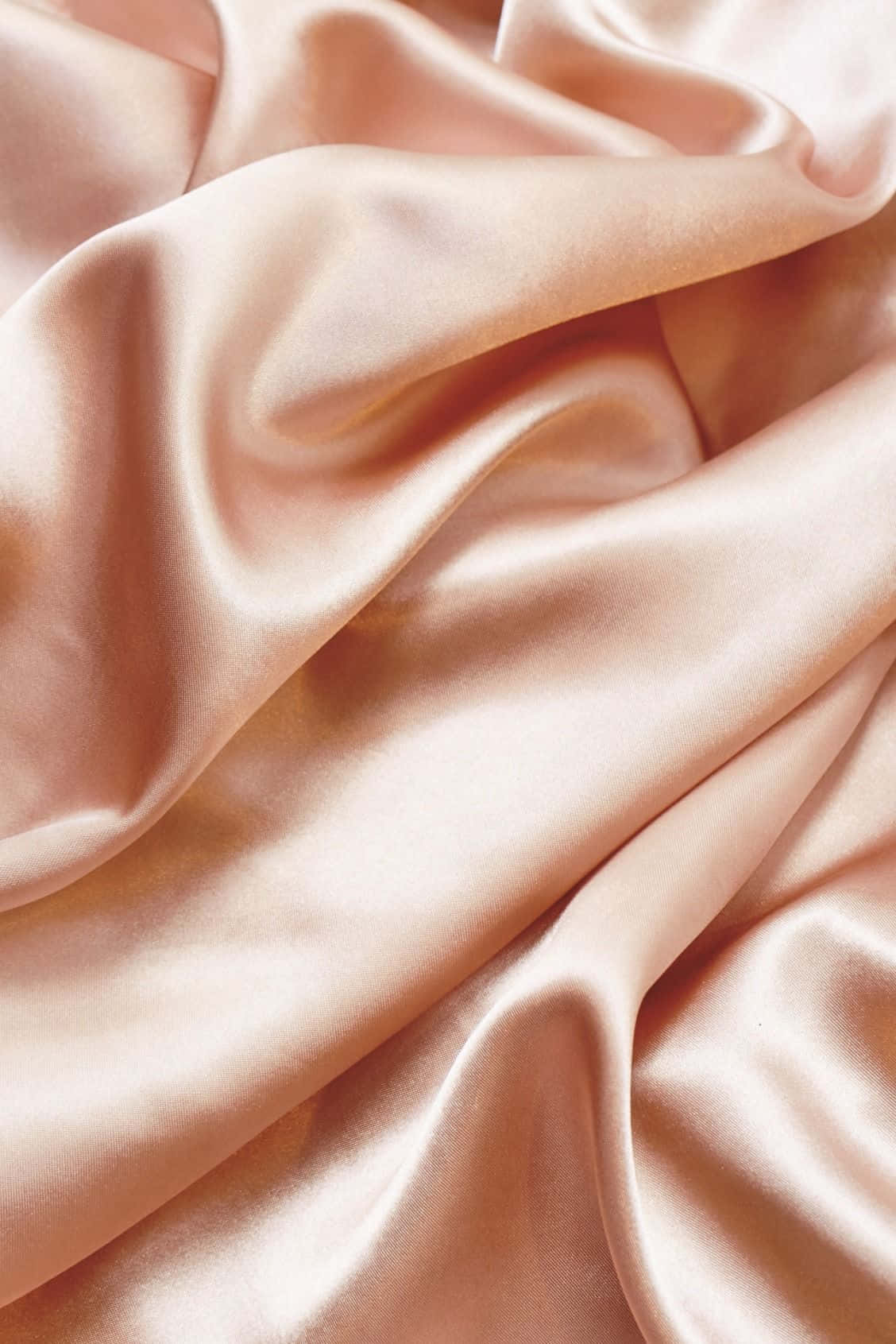 peach silk, soft folds, smooth reflective sheen, HD Phone Wallpaper