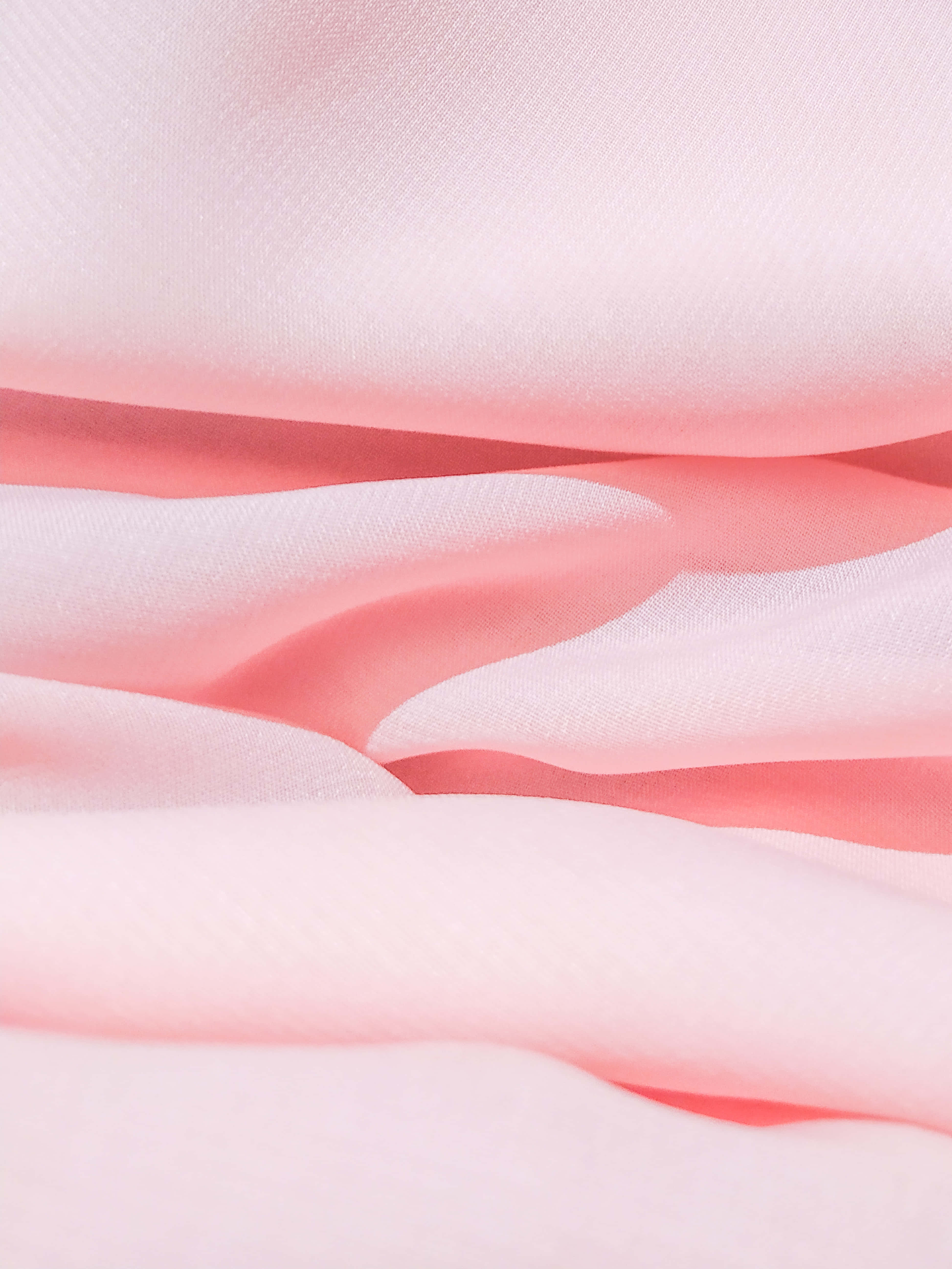 Pink Silk Aesthetic, soft pink fabric, gentle waves, 5K Phone Wallpaper