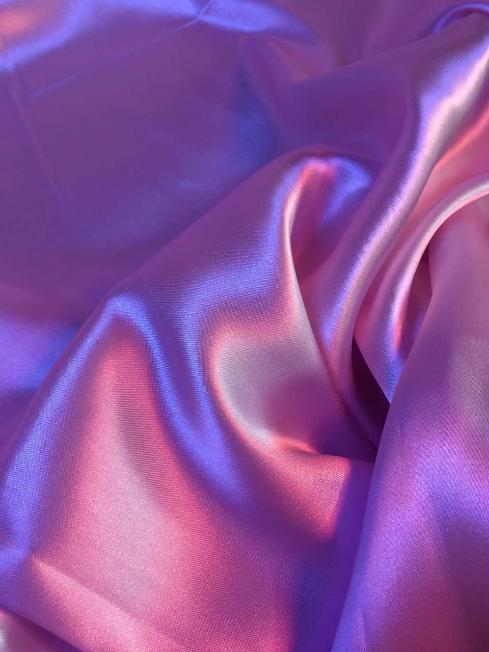 Pink Silk Aesthetic, satin fabric, gradient purple and pink hues, HD Phone Wallpaper