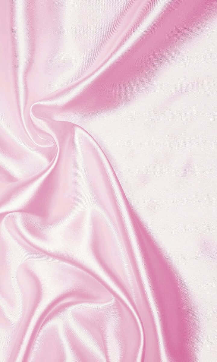 Pink Silk Aesthetic, soft pink satin fabric, gentle folds, SD Phone Wallpaper