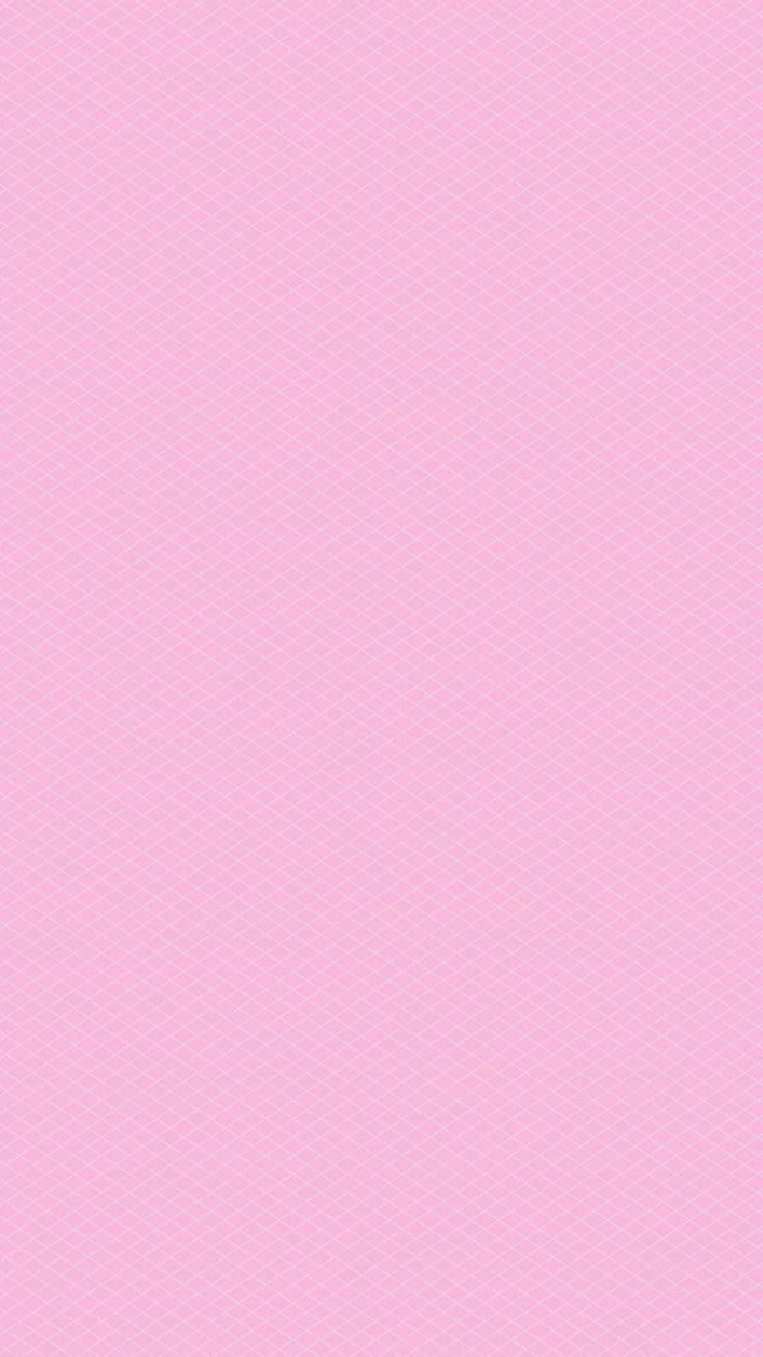 solid pink, soft pink, repeating diamond pattern, Full HD Phone Wallpaper