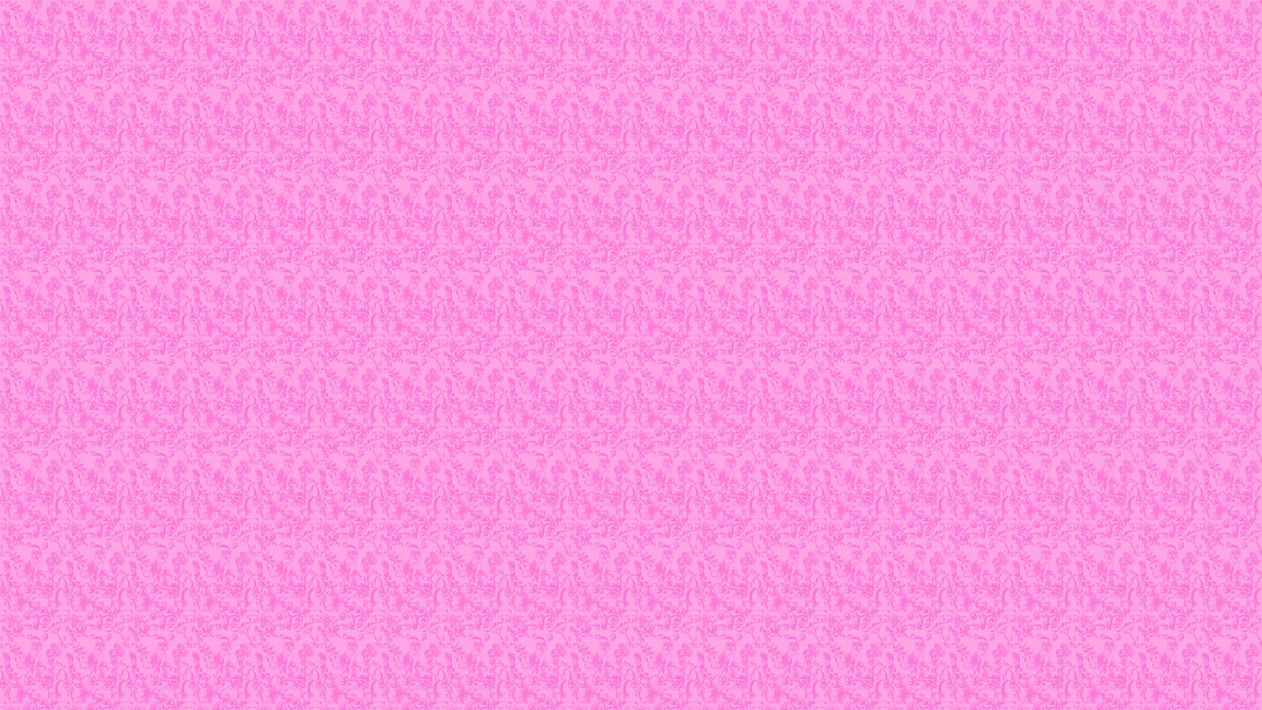 hot pink, light colored patterns, subtle repeating floral pattern, 2K Desktop Wallpaper