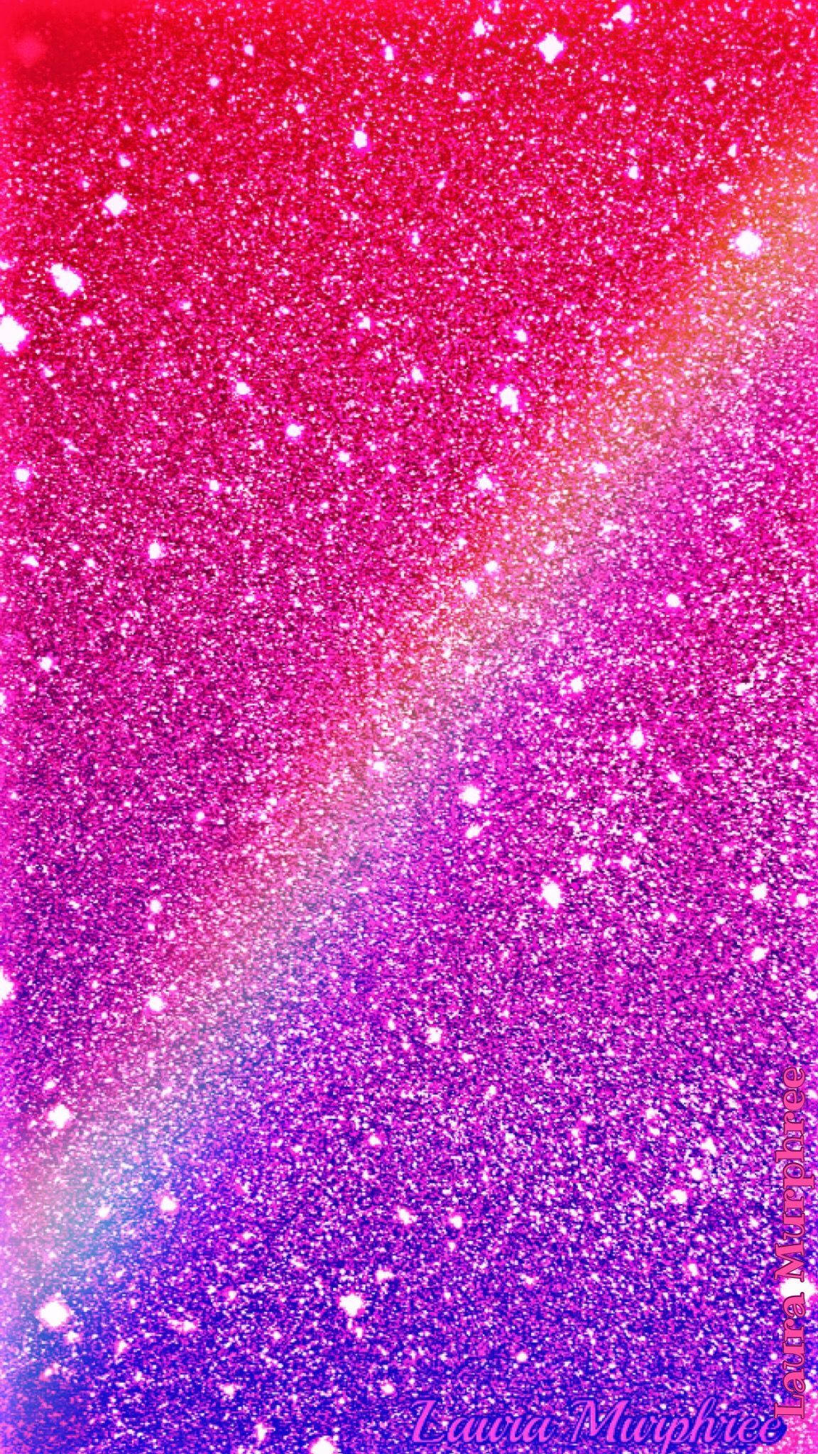 Pink Sparkle, rainbow, hot pink, Full HD Phone Wallpaper