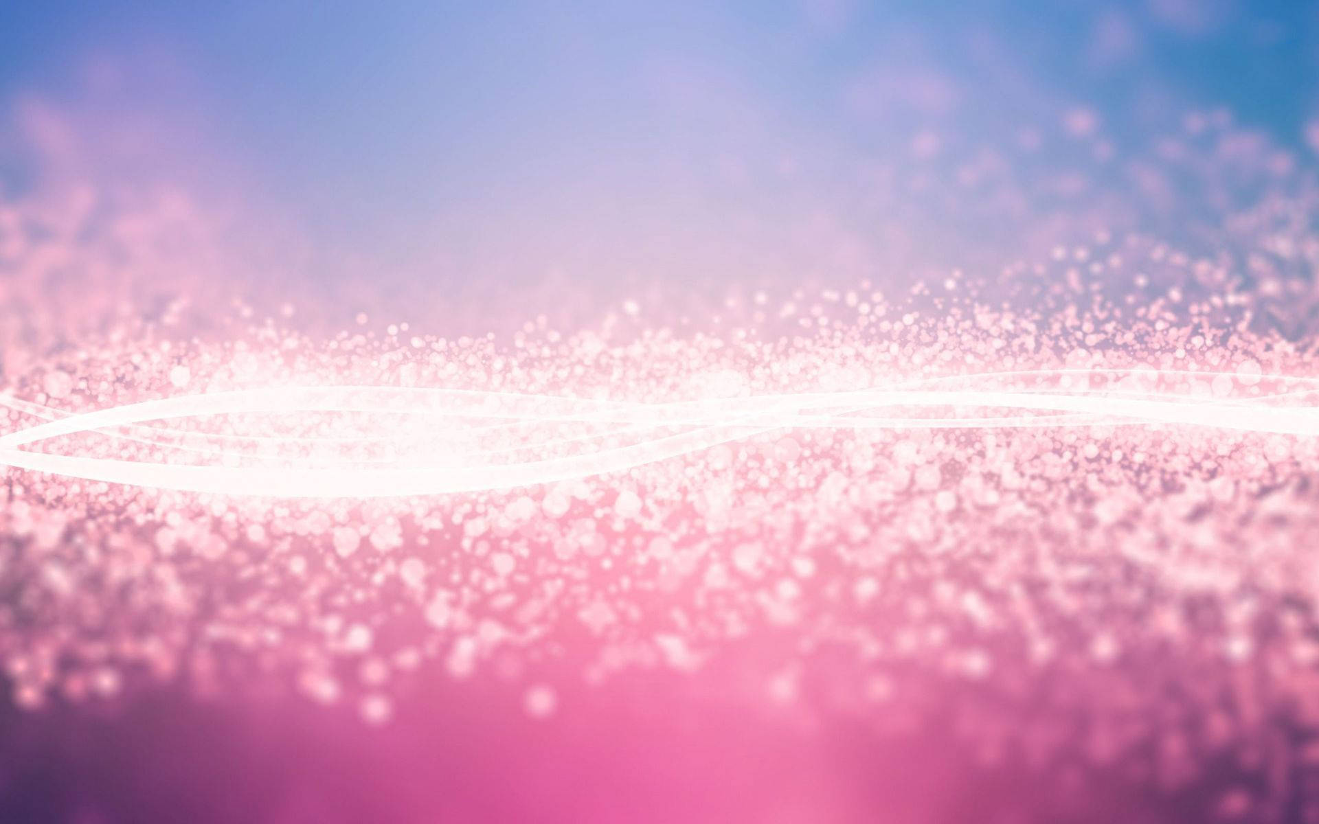 Pink Sparkled Line, pink sparkles, dreamy gradient sky, Full HD Desktop Wallpaper