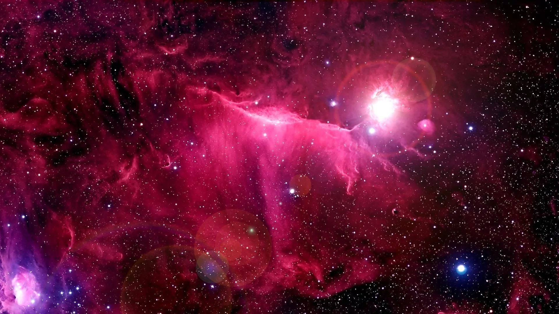 Cosmic Pink Sparkle, electric pink, purple hues, Full HD Desktop Wallpaper