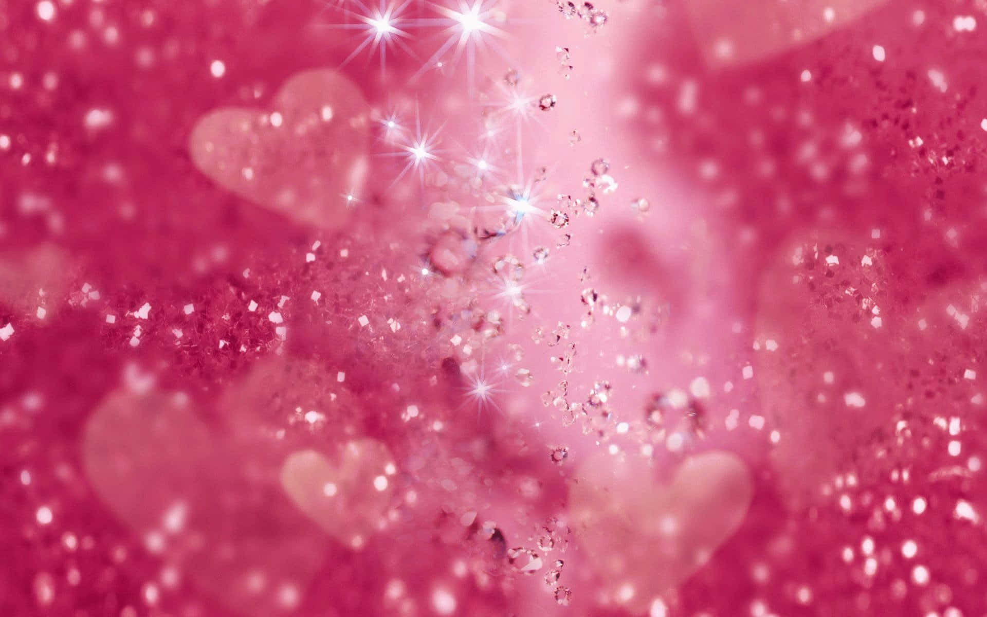 Pink Sparkles, pink background, sparkling glitter, Full HD Desktop Wallpaper
