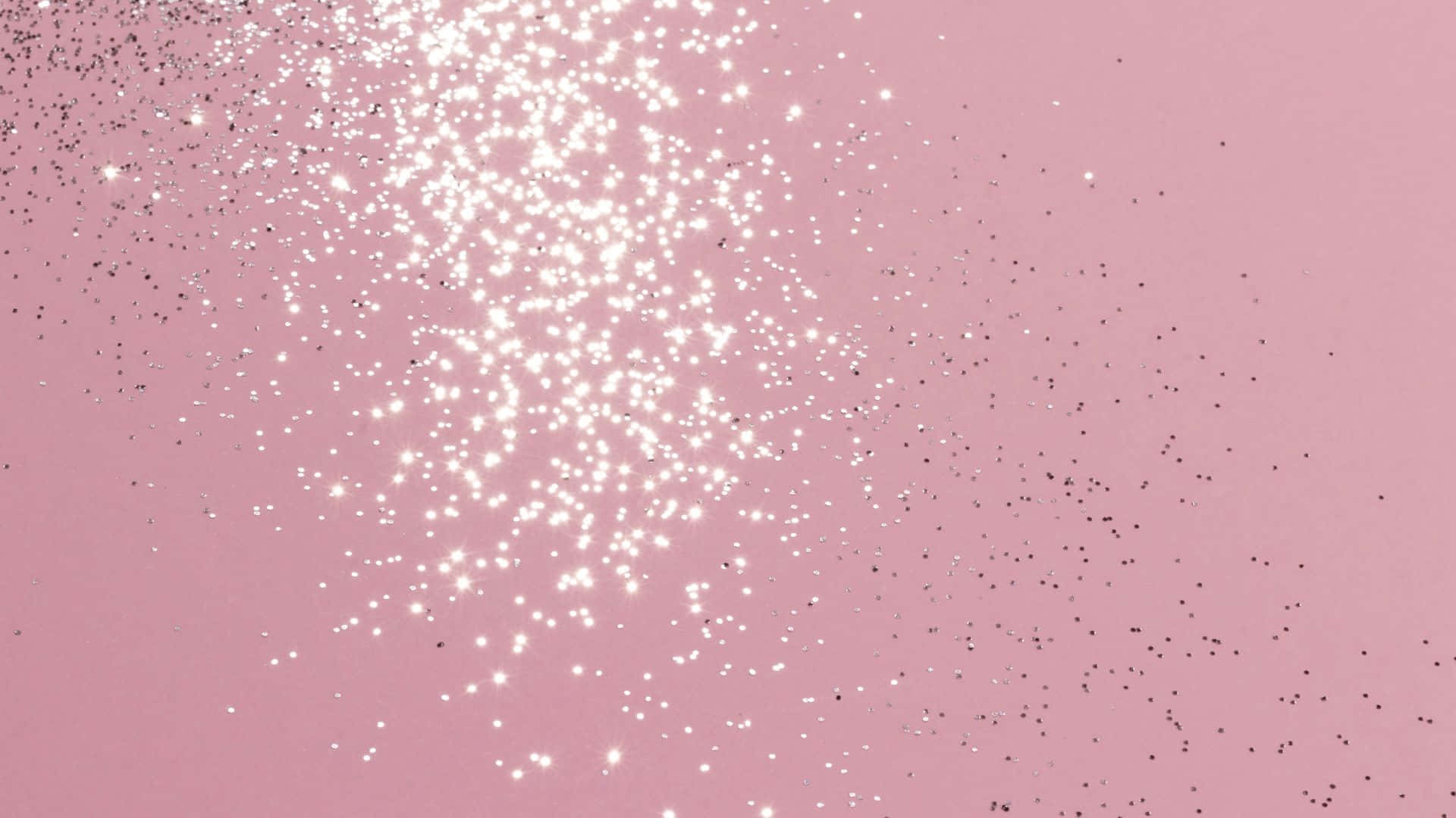 Pink Sparkles, soft pink background, sparkling white and black glitter particles, Full HD Desktop Wallpaper