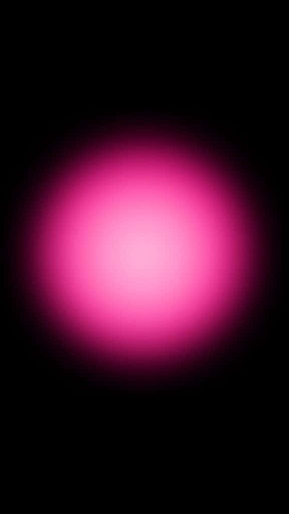 Pink Aura Glow, pink circular glow, pure blackness, SD Phone Wallpaper