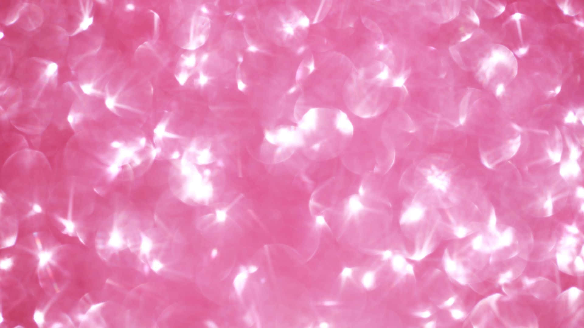 Pink Sparkles, sparkling pink background, glowing bokeh lights, Full HD Desktop Wallpaper