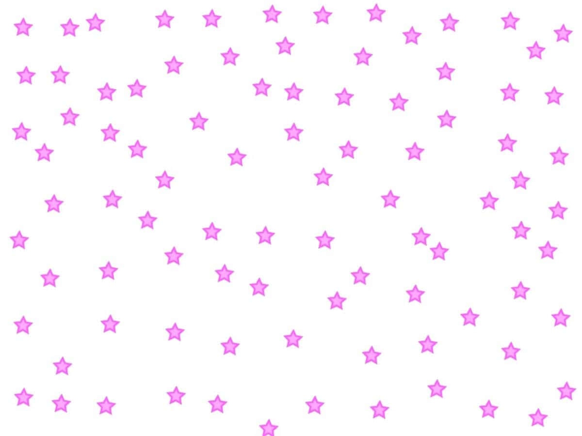 Pink Stars, white background, field, SD Desktop Wallpaper