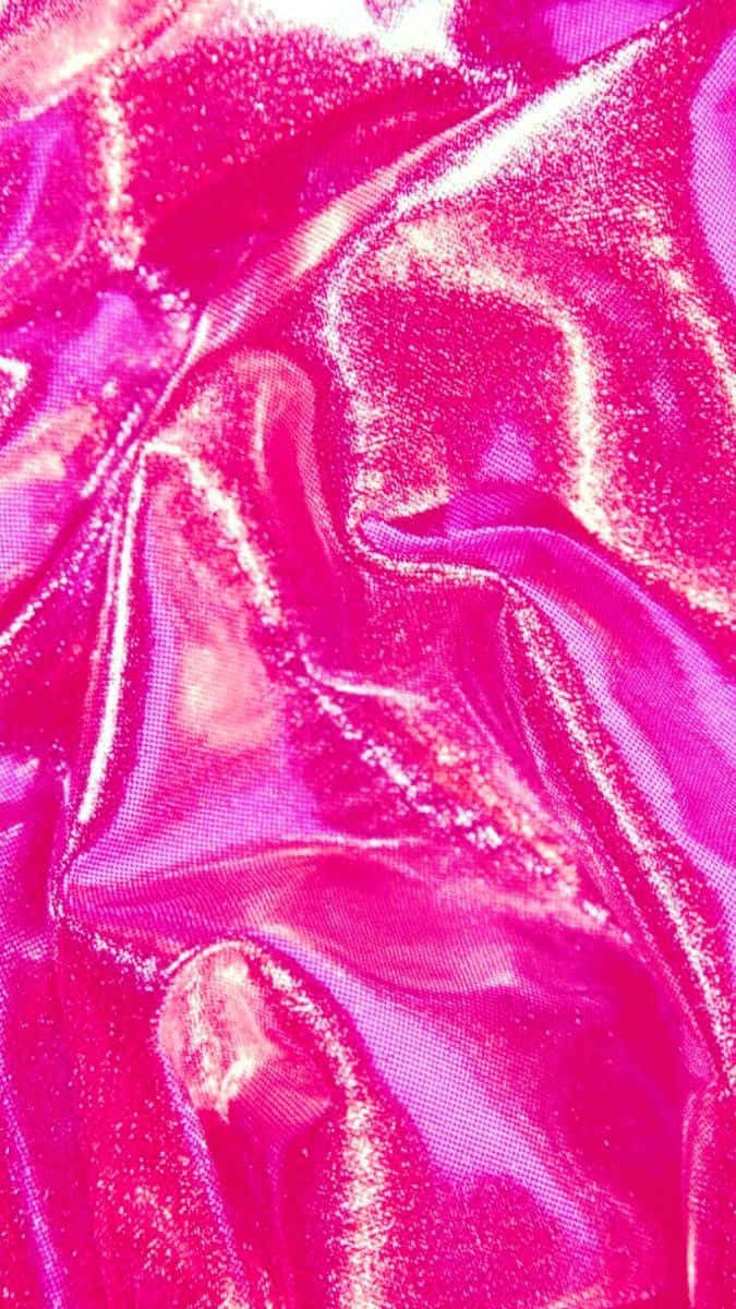 pink silk aesthetic, vibrant pink fabric, glittery texture, SD Phone Wallpaper
