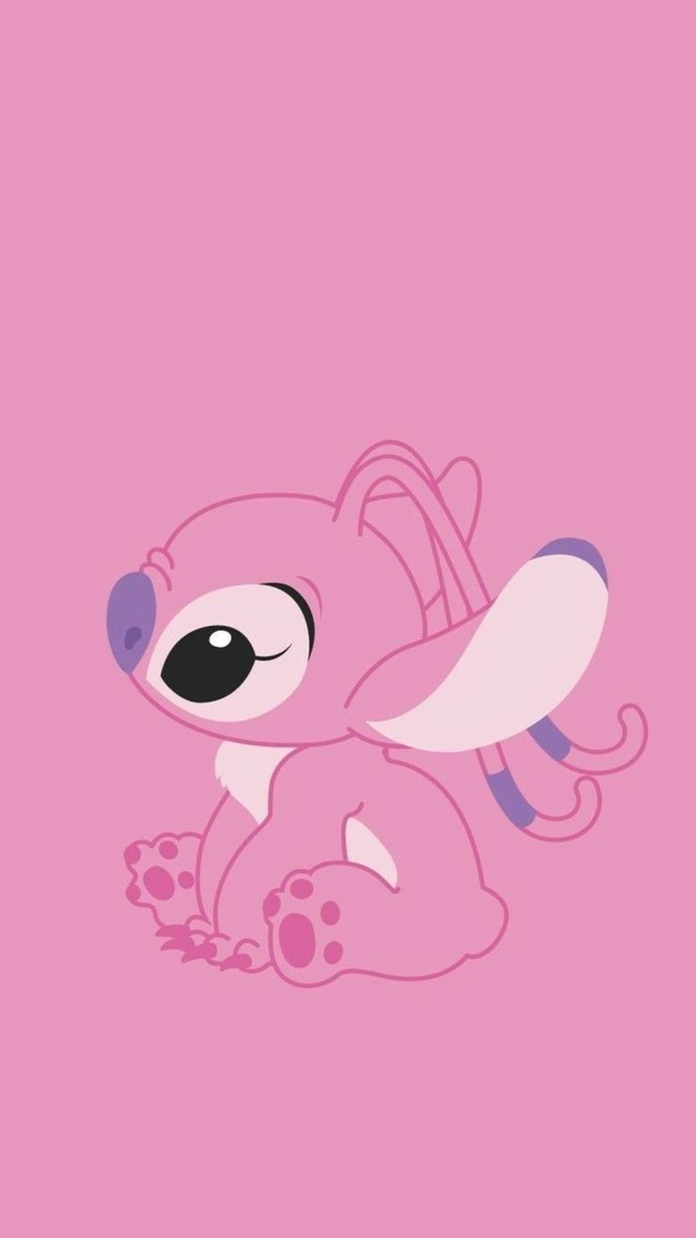 Pink Stitch, iPhone, pink, HD Phone Wallpaper