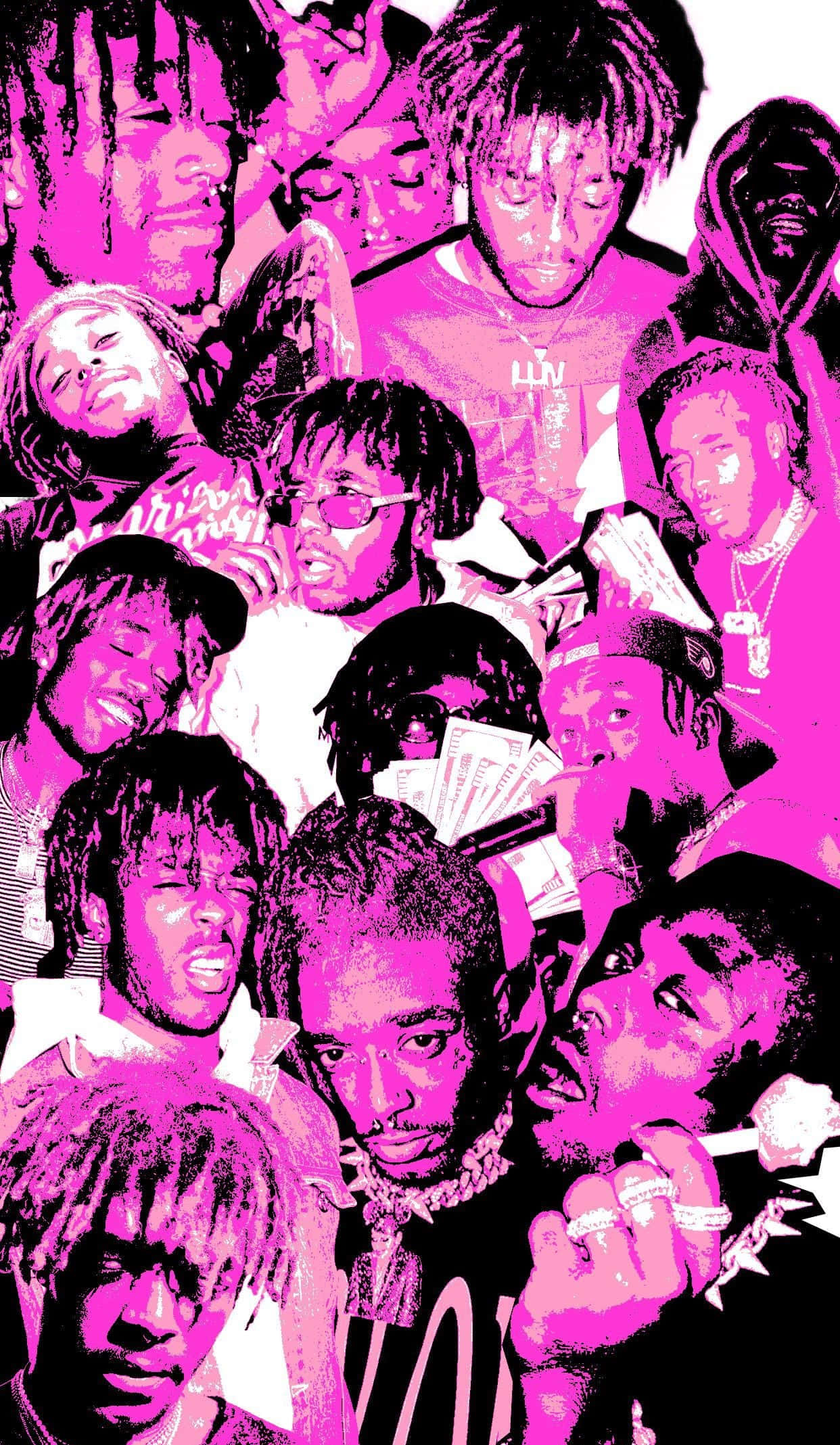 Pink Tape, pop art, vibrant pink, Full HD Phone Wallpaper