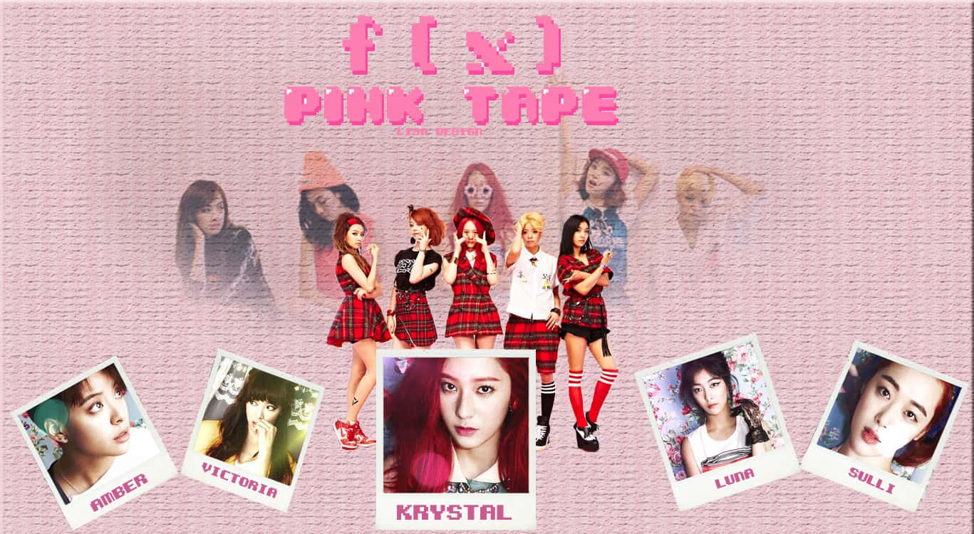 f(x), Pink Tape, red plaid outfits, HD Desktop Wallpaper