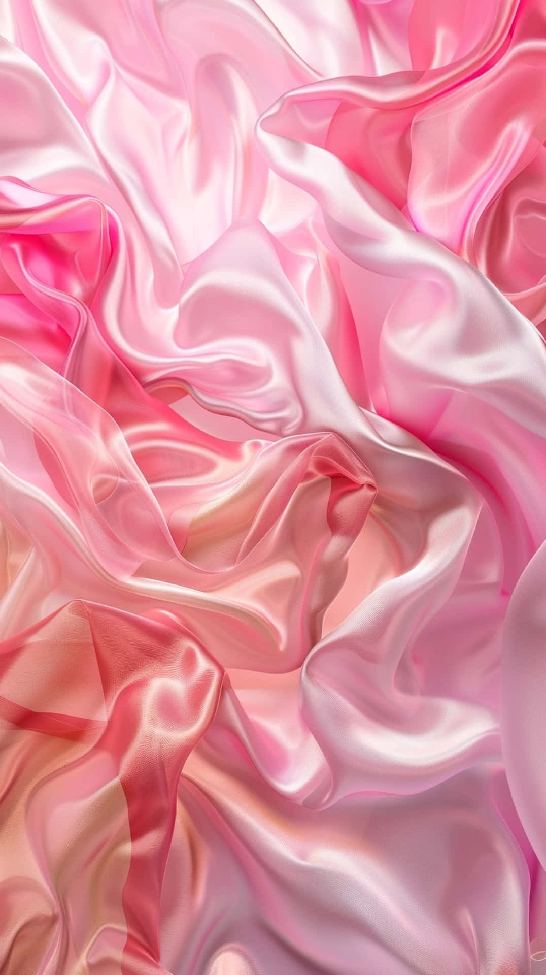 pink satin fabric, soft pinks, whites, Full HD Phone Wallpaper