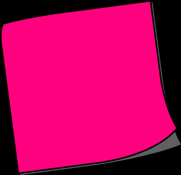 pink sticky note, curled edges, black shadow, SD Desktop Wallpaper