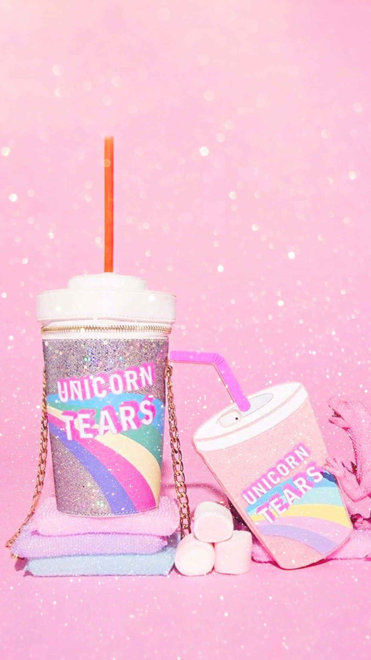 pink unicorn, glittery unicorn, rainbow designs, Full HD Phone Wallpaper
