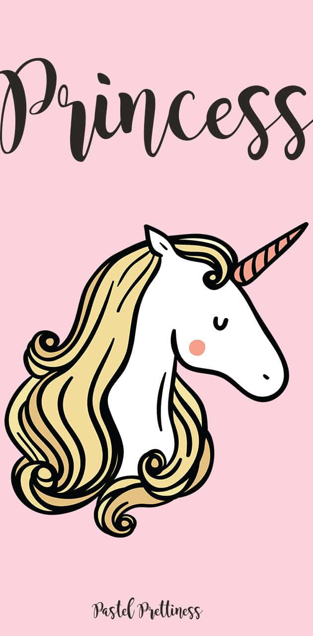 pastel unicorn, golden curls, striped horn, HD Phone Wallpaper