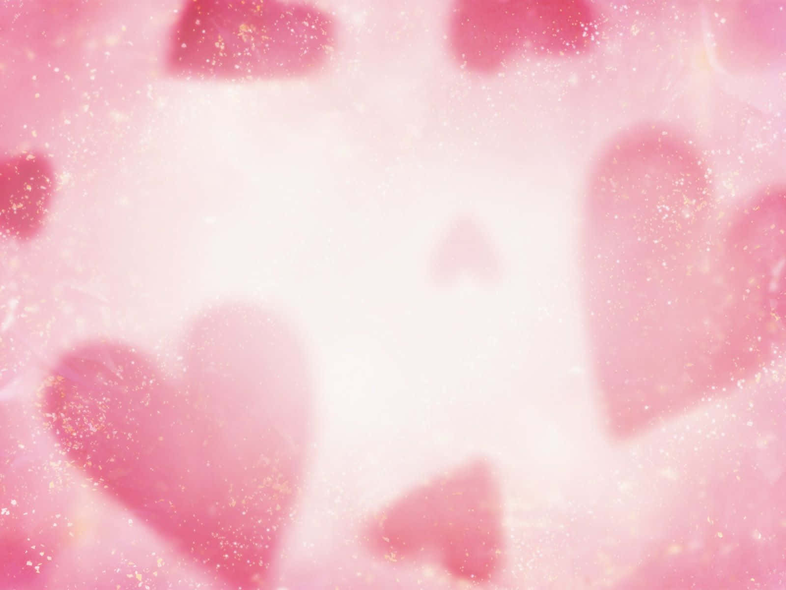 Pink Valentine Day, soft pink hearts, dreamy haze, HD Desktop Wallpaper