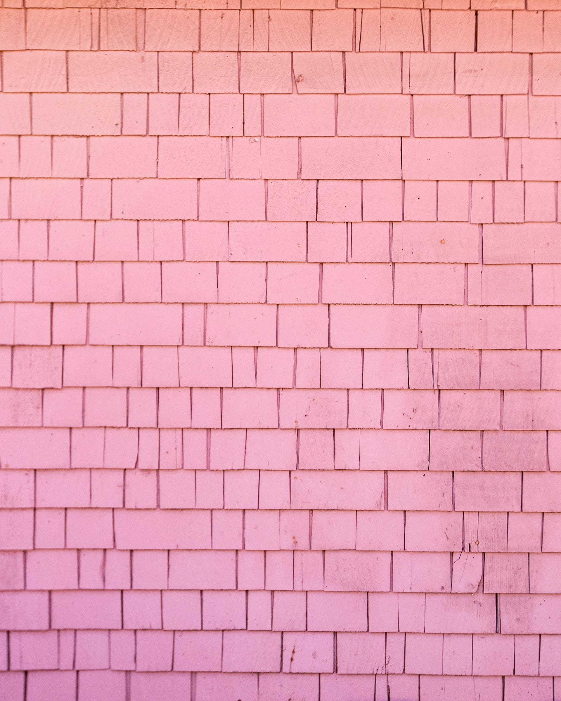 brick plain pink, pink wooden shingles, weathered, Full HD Phone Wallpaper