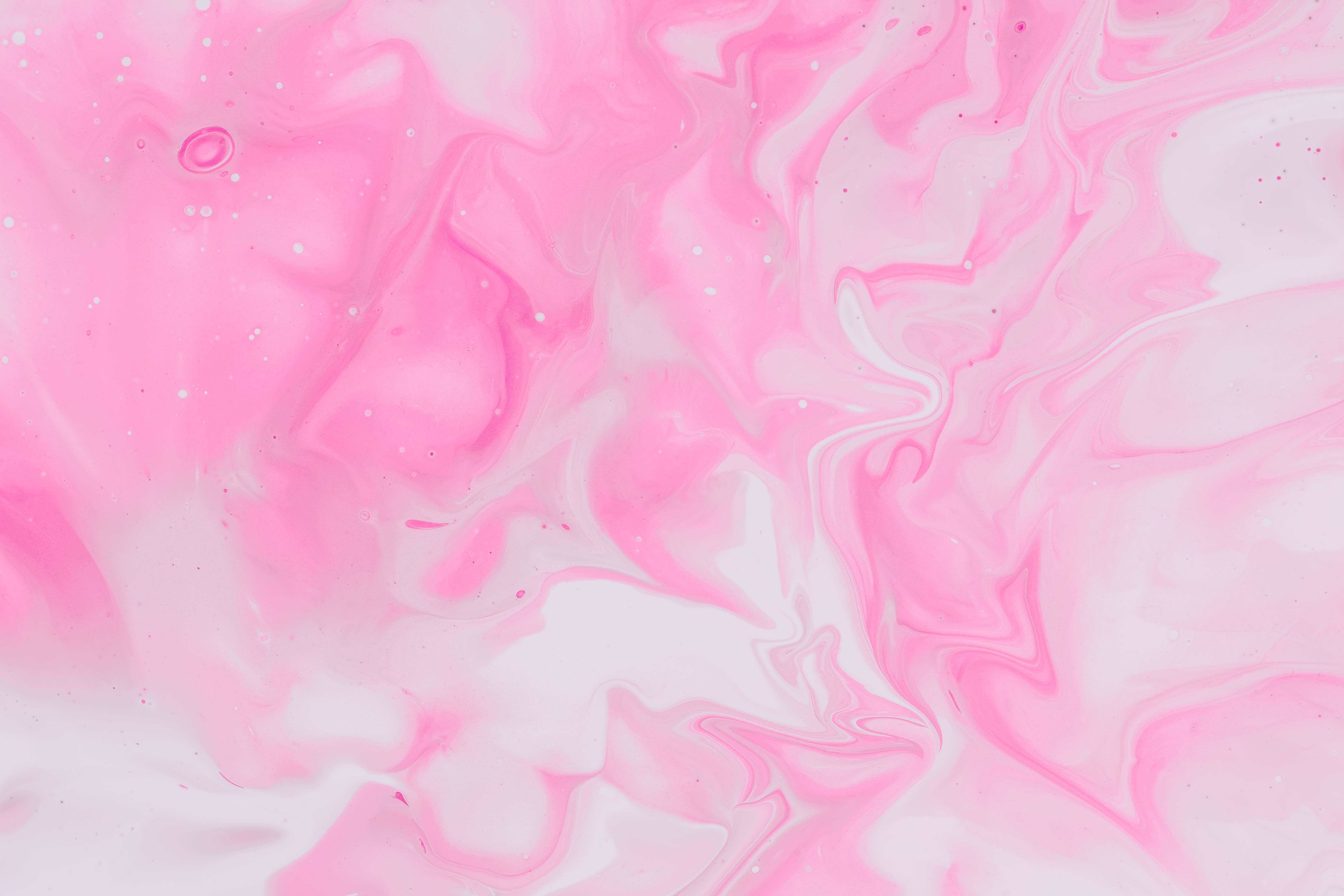abstract kawaii pink painting, smoke strokes, soft pink, 5K Desktop Wallpaper