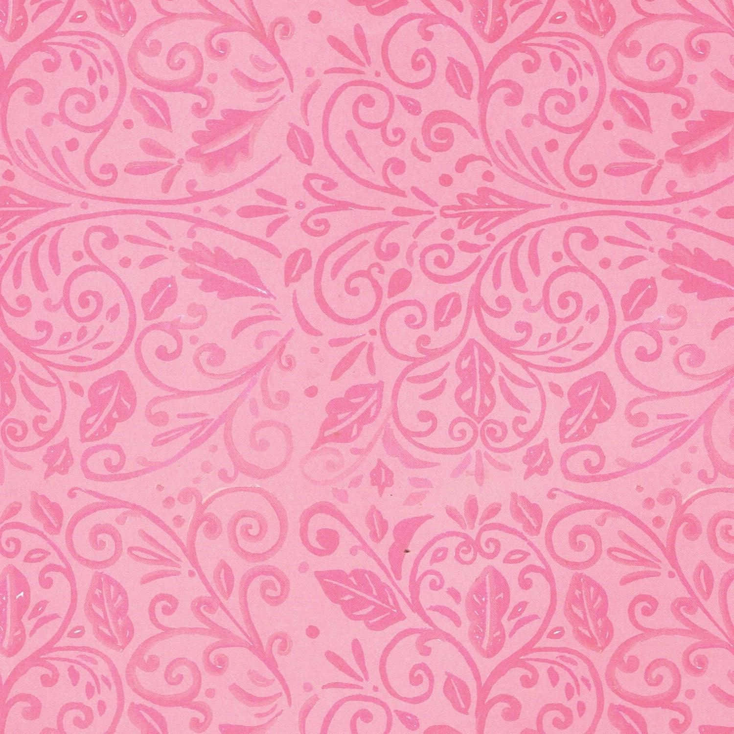 Pink Wall, soft pink, intricate swirling floral patterns, HD Desktop Wallpaper