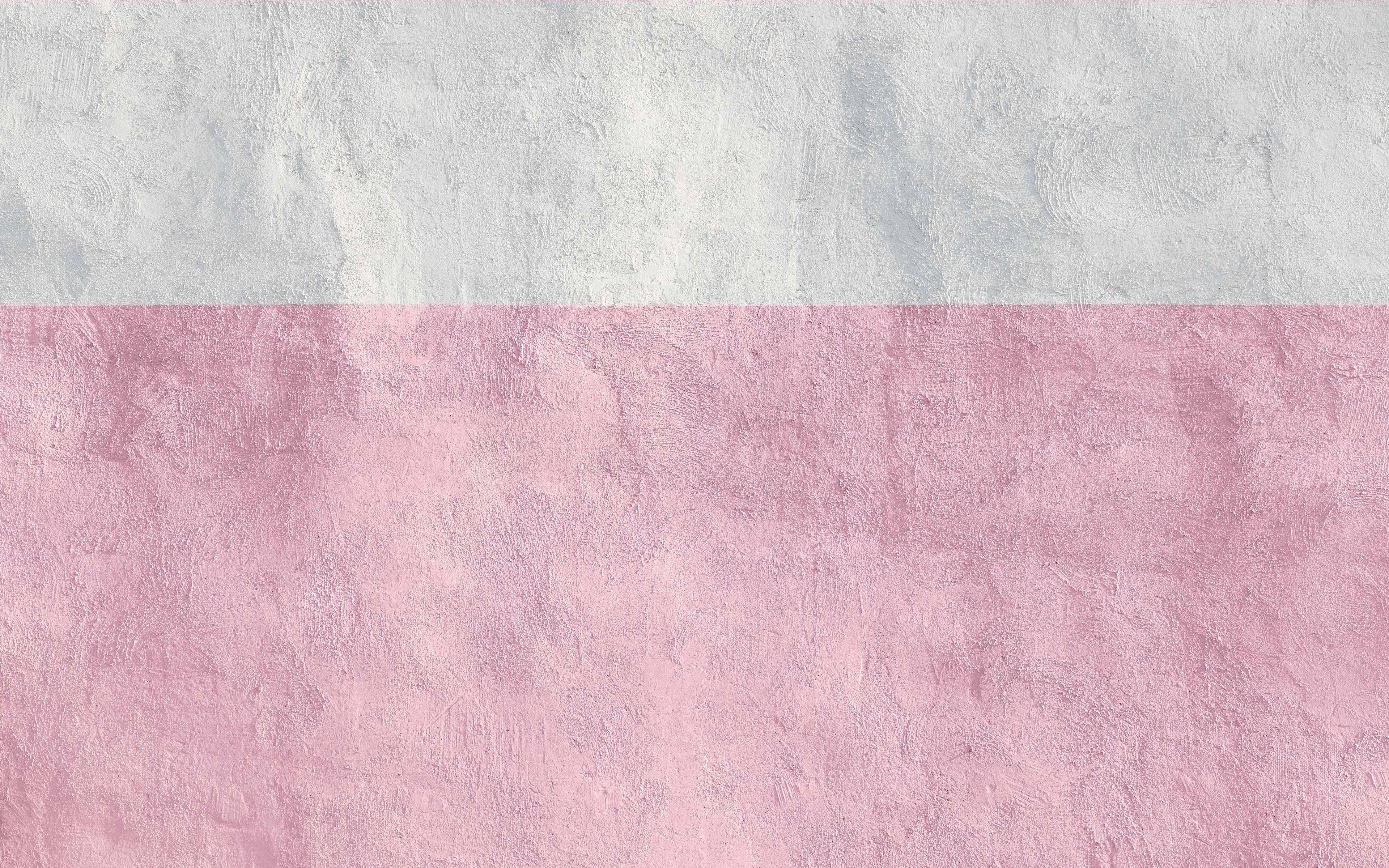 pastel pink, soft gray, horizontal split, 4K Desktop Wallpaper