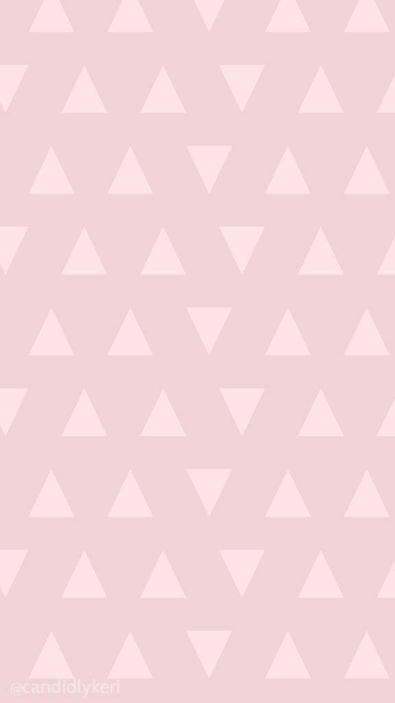 pretty pink triangles, soft pink, light pink, SD Phone Wallpaper