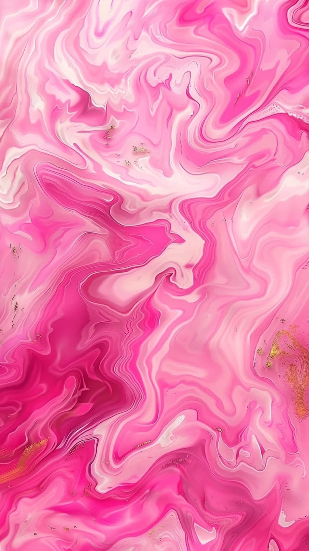 pink marble swirl pattern, vibrant pink, white, Full HD Phone Wallpaper
