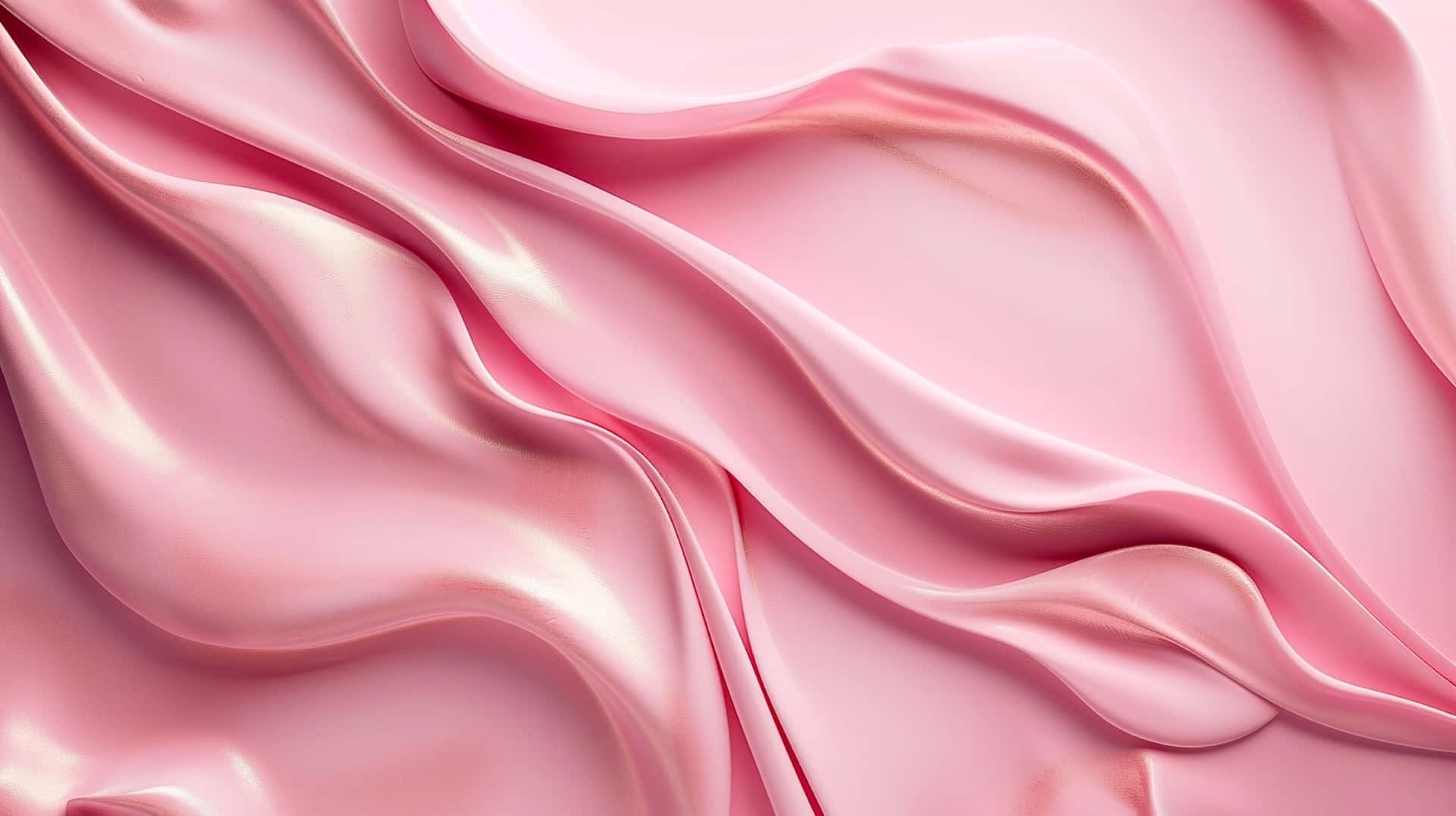 pink satin, waves texture, gentle undulating waves, Full HD Desktop Wallpaper