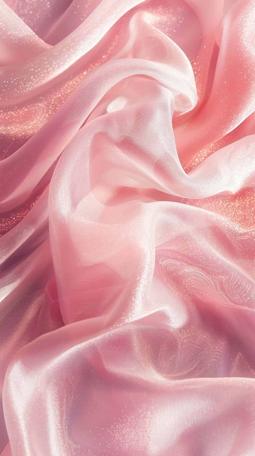pink satin fabric, glitter, Y2K aesthetic, Full HD Phone Wallpaper