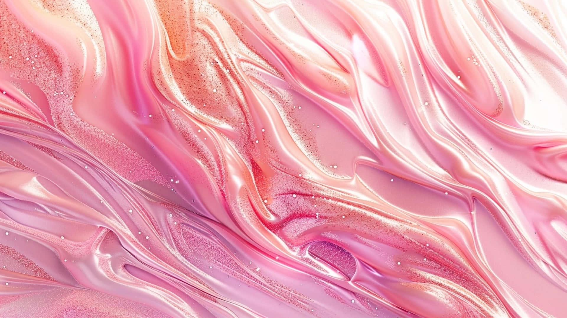 Pink Y2 K, glossy pink, peach liquid, Full HD Desktop Wallpaper