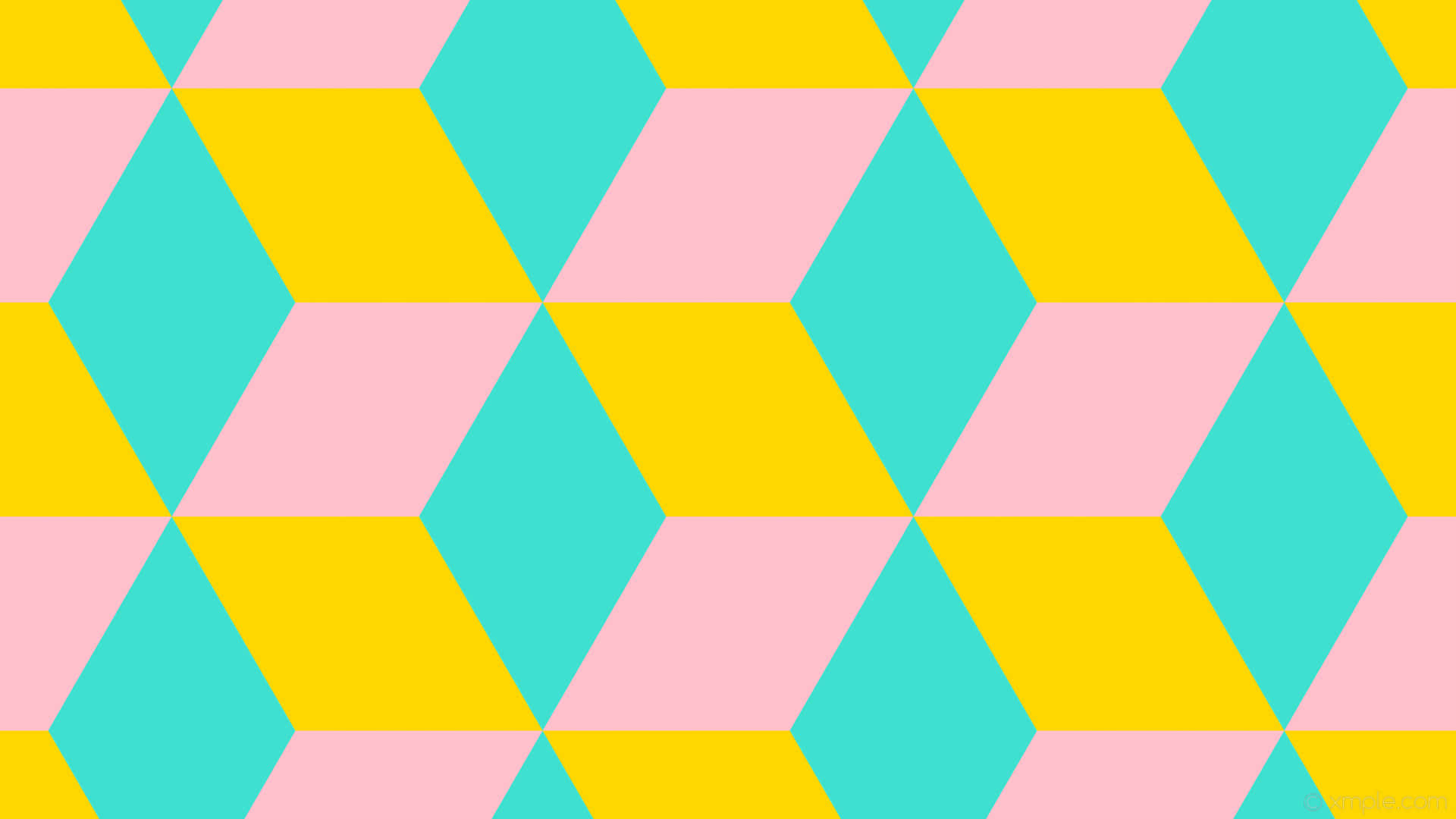 pastel pink, yellow, teal, Full HD Desktop Wallpaper