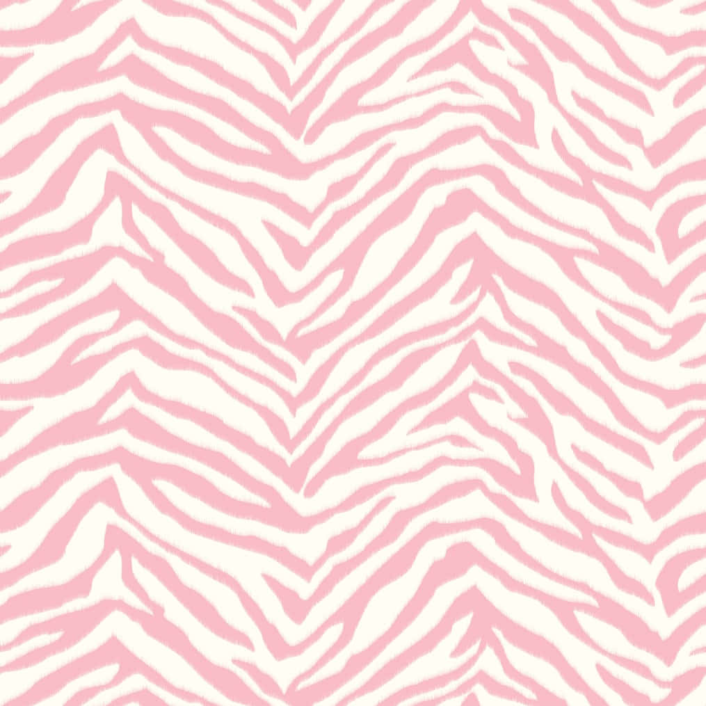 Pink Zebra, pink and white zebra stripe pattern, soft wavy lines, SD Desktop Wallpaper