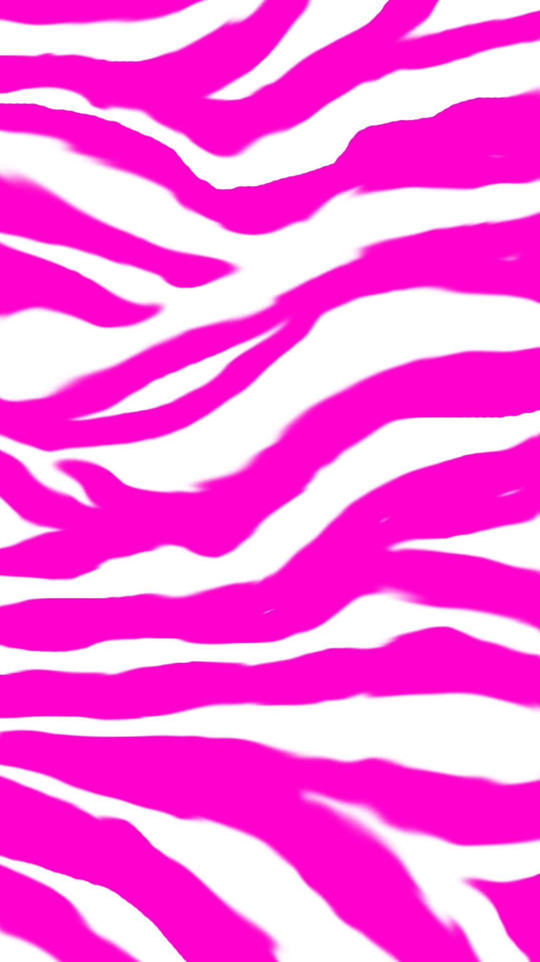 pink zebra, vibrant pink zebra stripes, stark white background, Full HD Phone Wallpaper