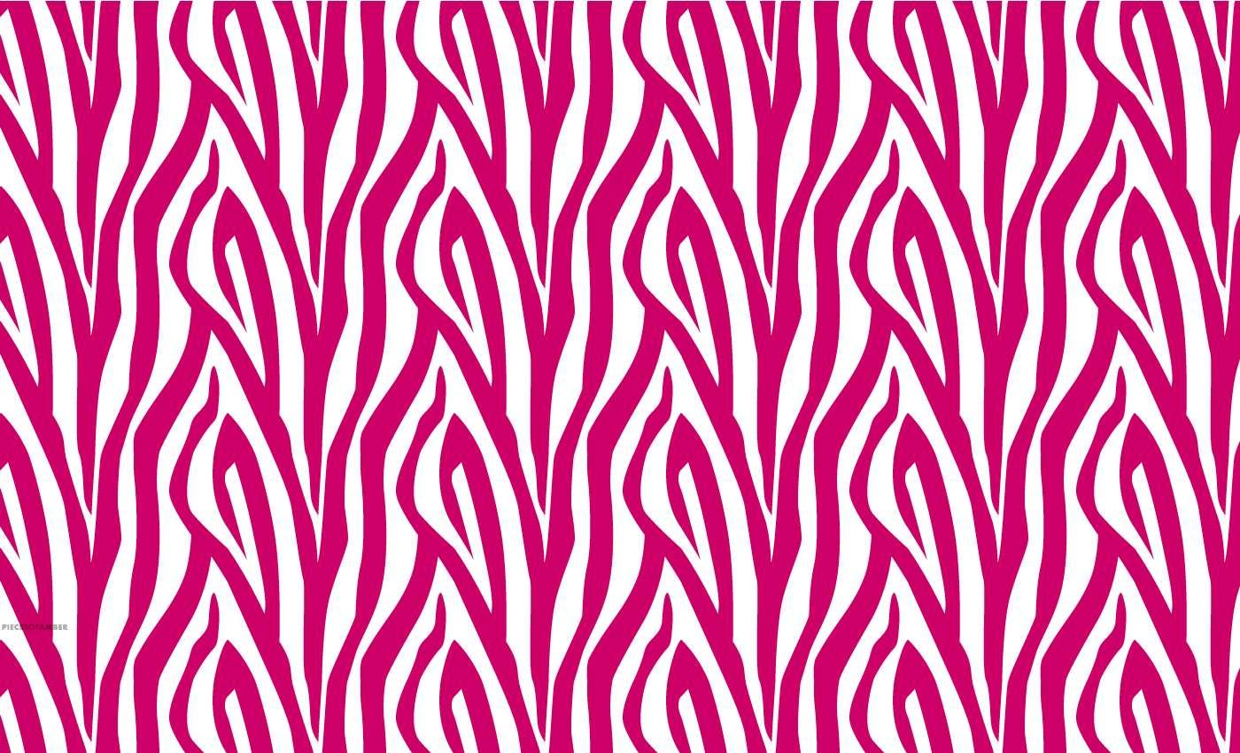 Pink Zebra, pink zebra-stripe pattern, white background, HD Desktop Wallpaper