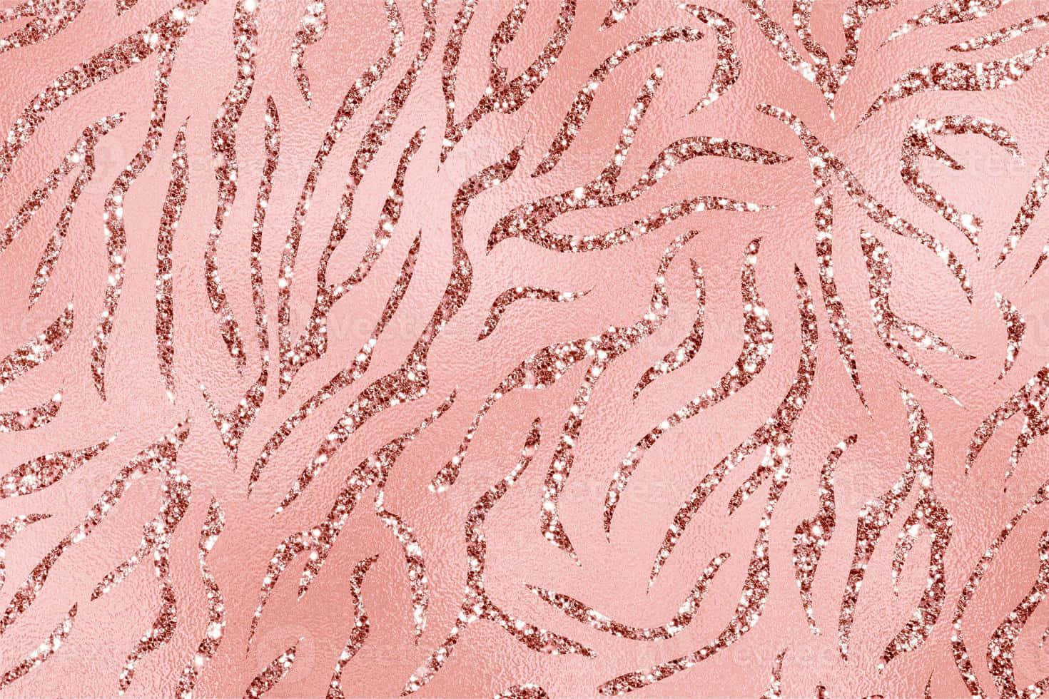 rose gold glitter, zebra-stripe patterns, pink glitter, HD Desktop Wallpaper