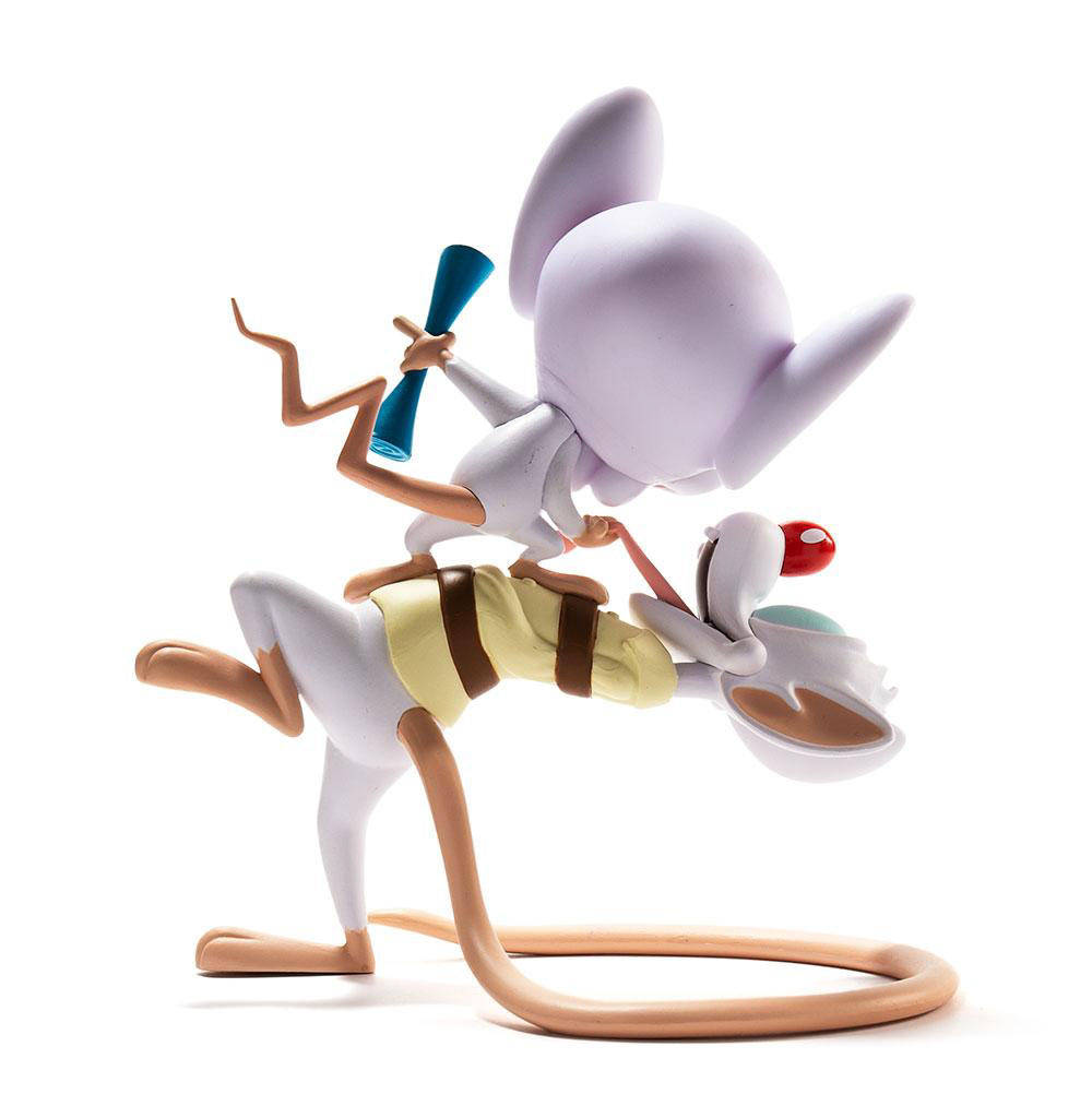 Pinky And The Brain, white mouse figurine, blue flute, SD Phone Wallpaper