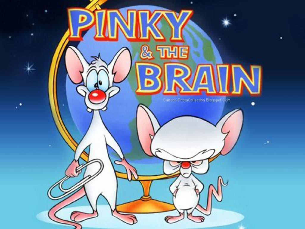 Pinky And The Brain, galaxy themed, globe, SD Desktop Wallpaper