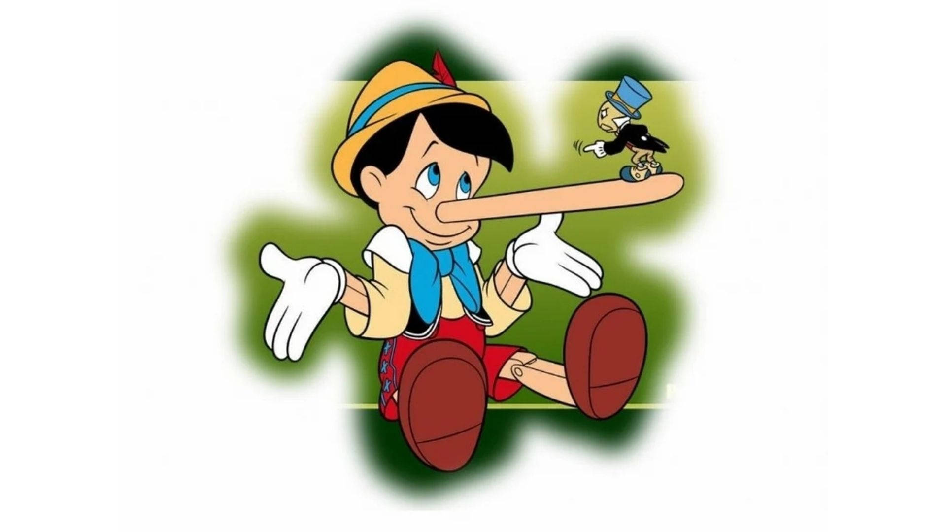 Pinocchio, blue eyes, long nose, Full HD Desktop Wallpaper
