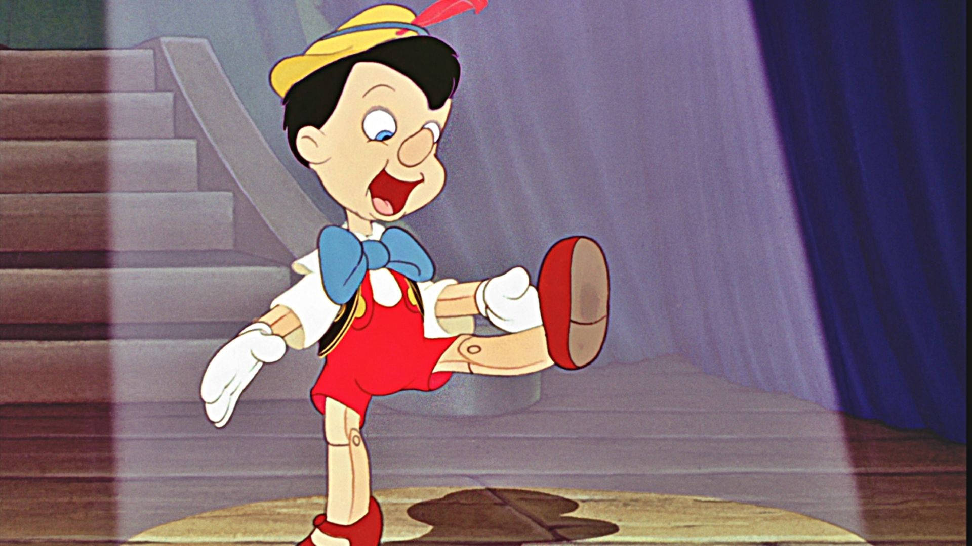 Pinocchio, stage, spotlight, Full HD Desktop Wallpaper