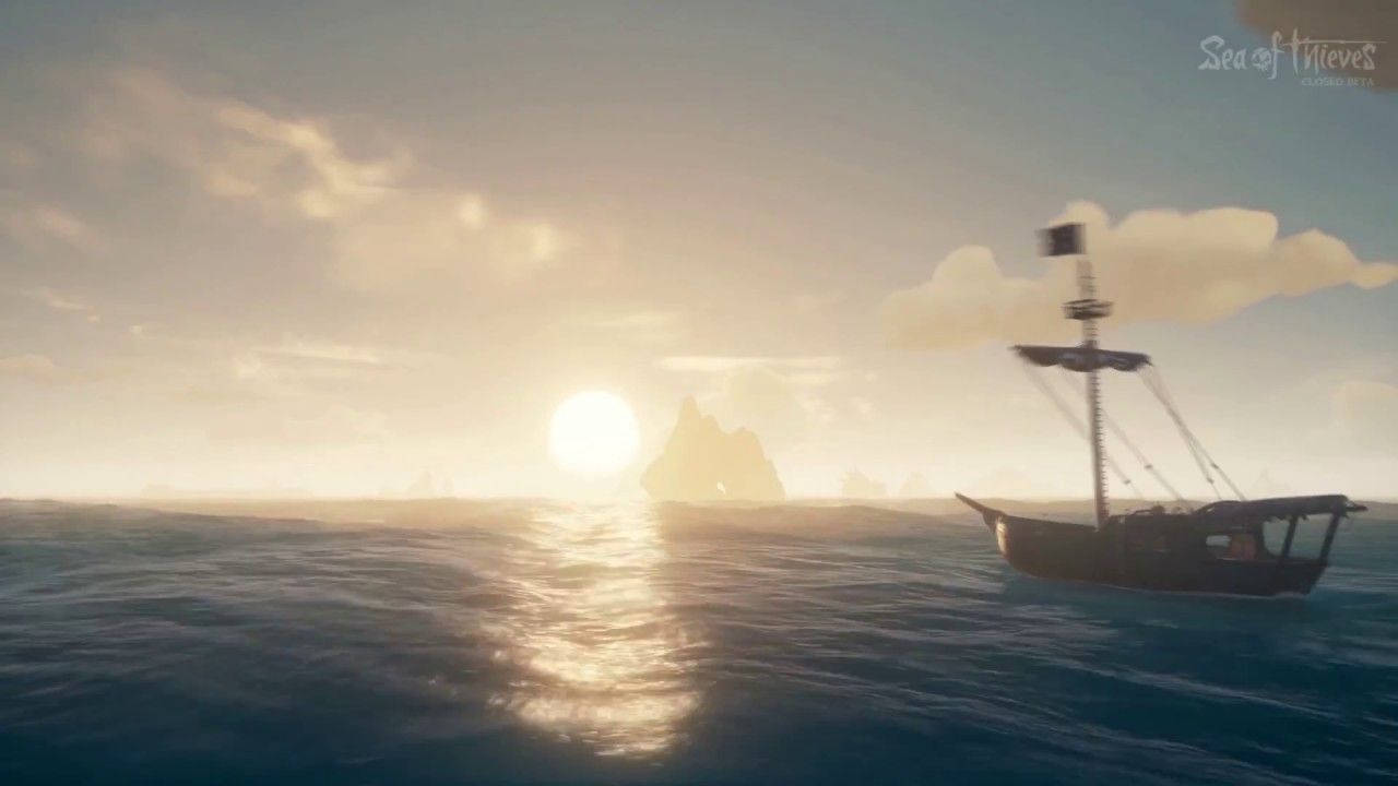 Pirates Of The Caribbean, sunrise, ocean, HD Desktop Wallpaper