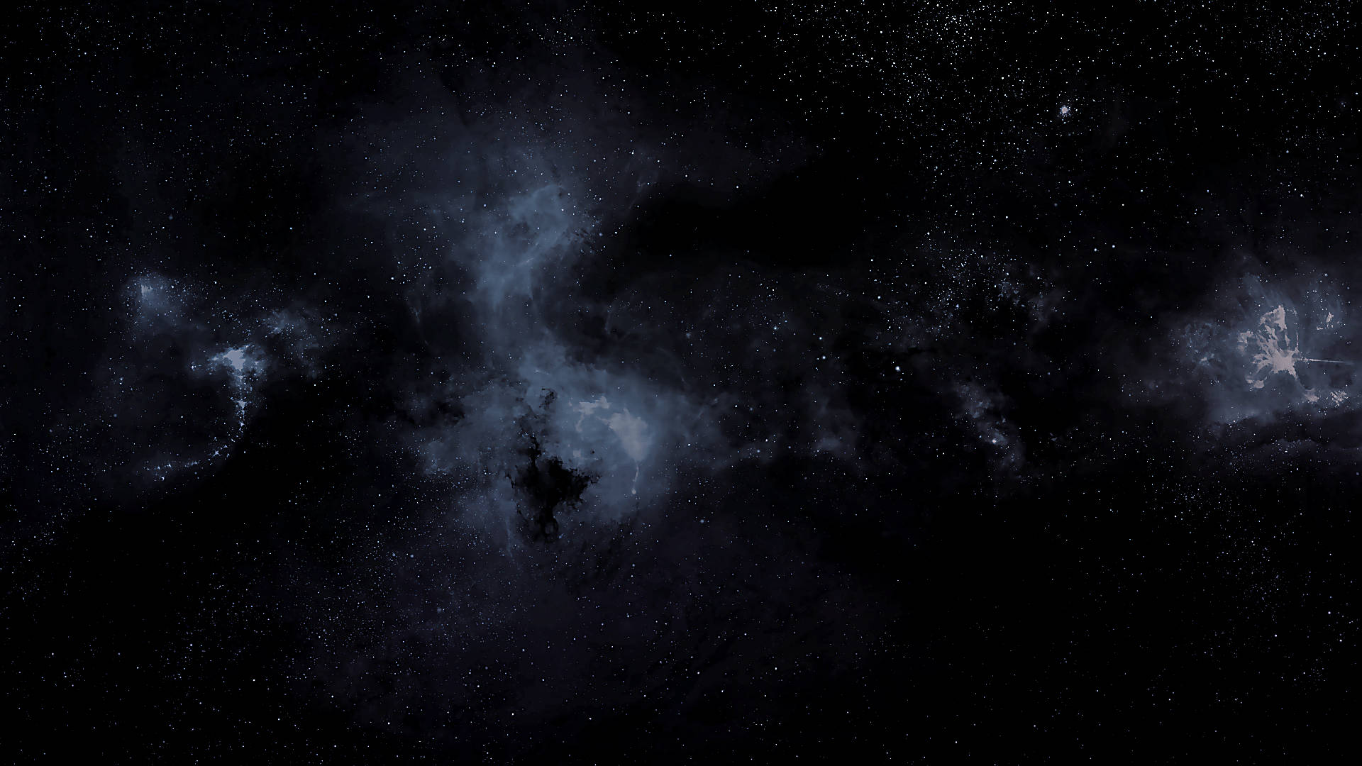 Pitch Black, outer space, galaxies, Full HD Desktop Wallpaper