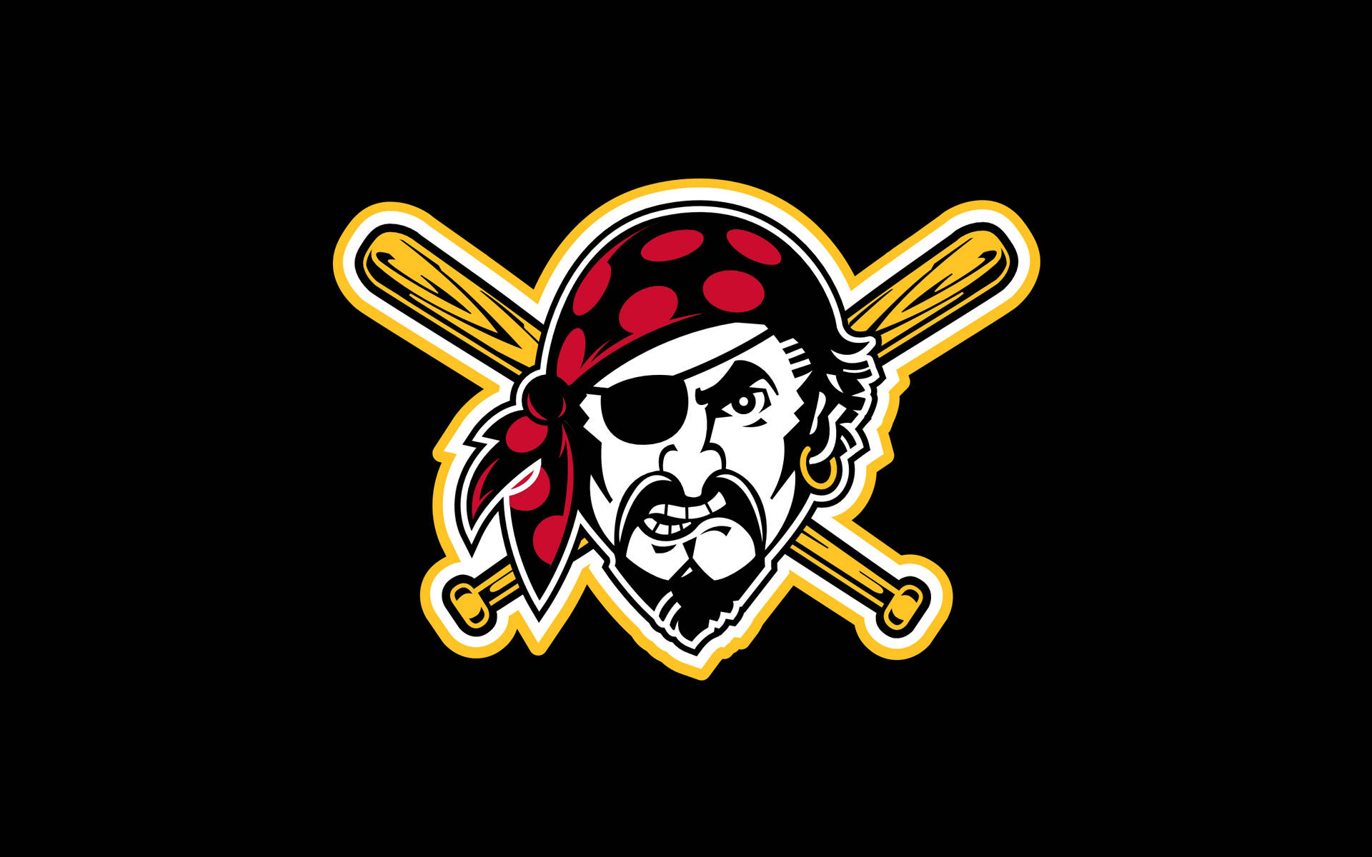 Pittsburgh Pirates, red bandana, eyepatch, Full HD Desktop Wallpaper
