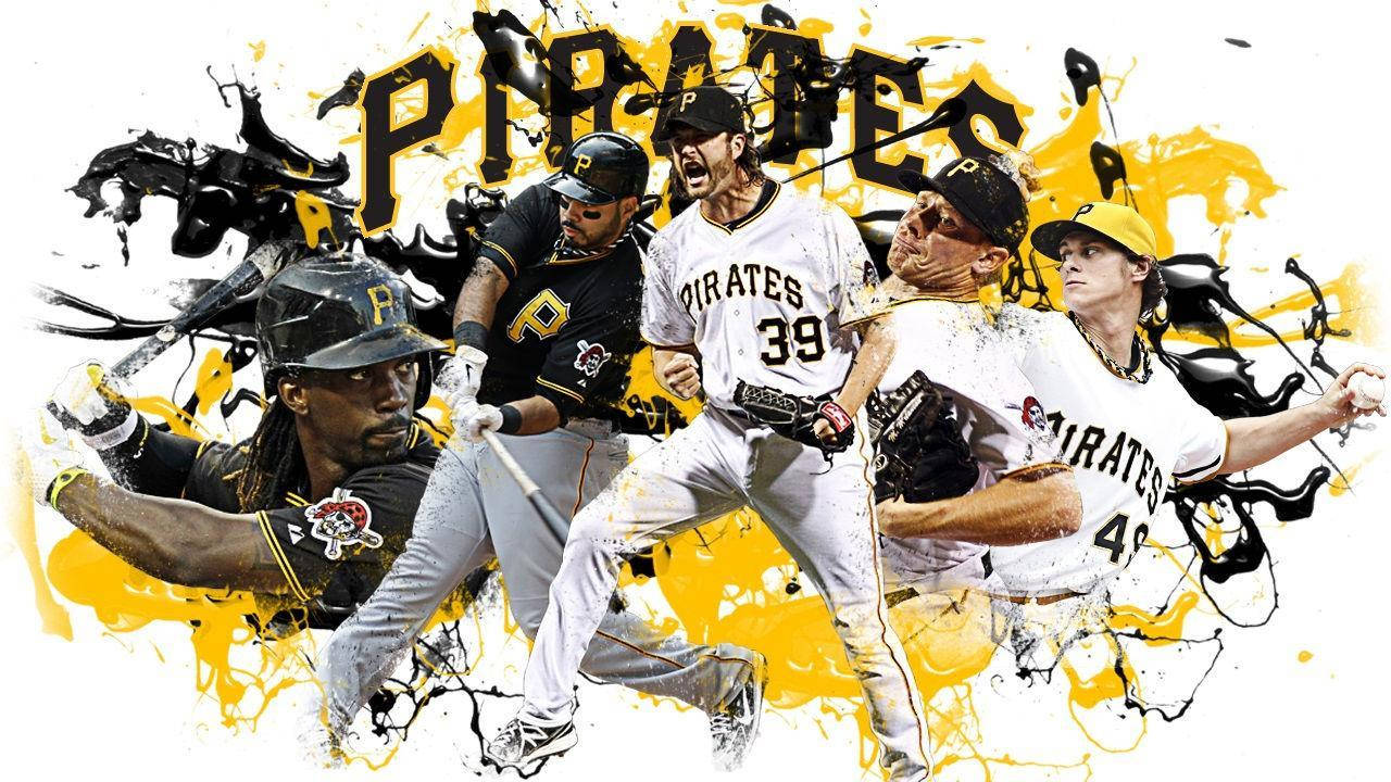 Pittsburgh Pirates, yellow, black, HD Desktop Wallpaper