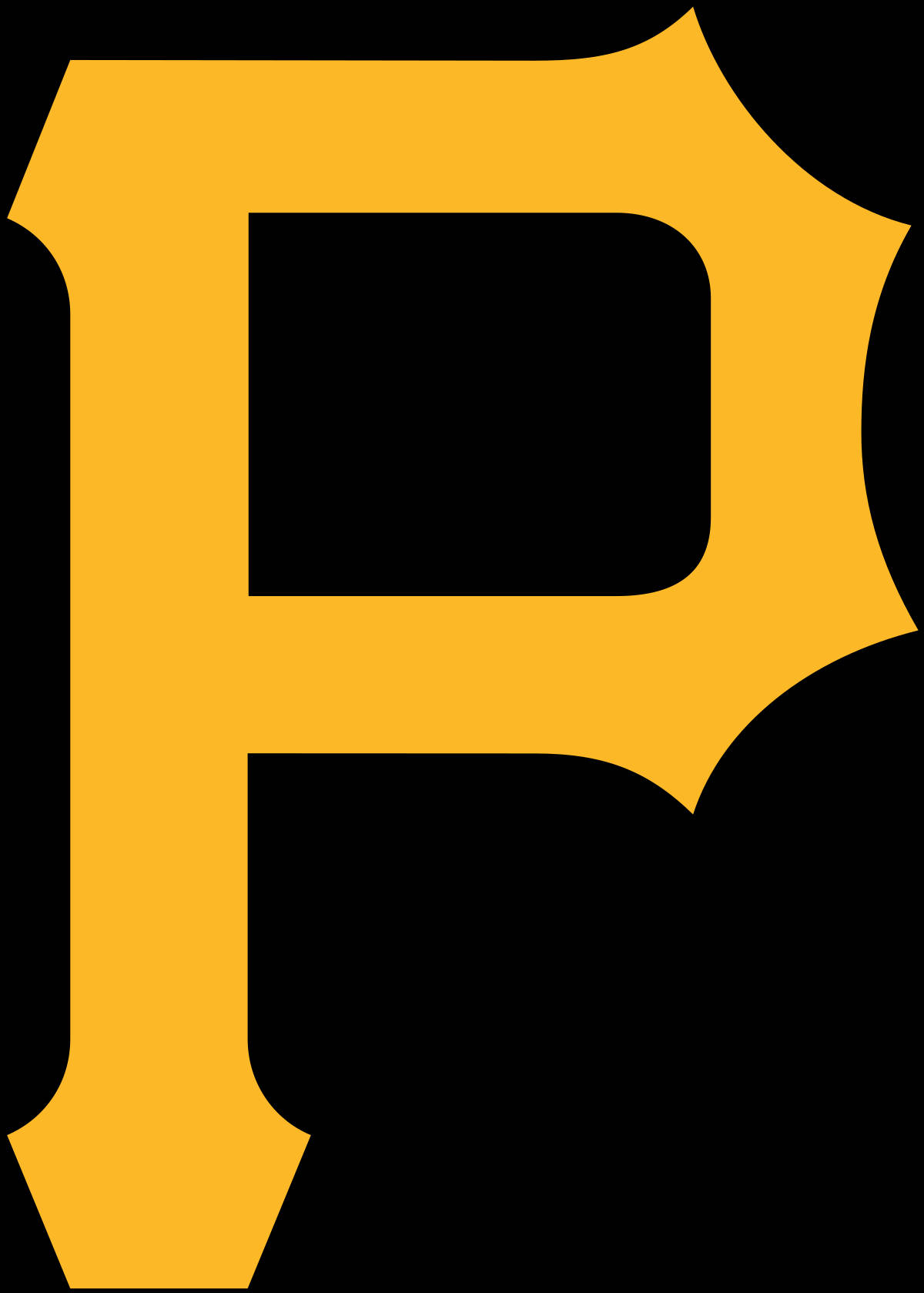 Pittsburgh Pirates, trademark logo, bold yellow letter P, HD Phone Wallpaper