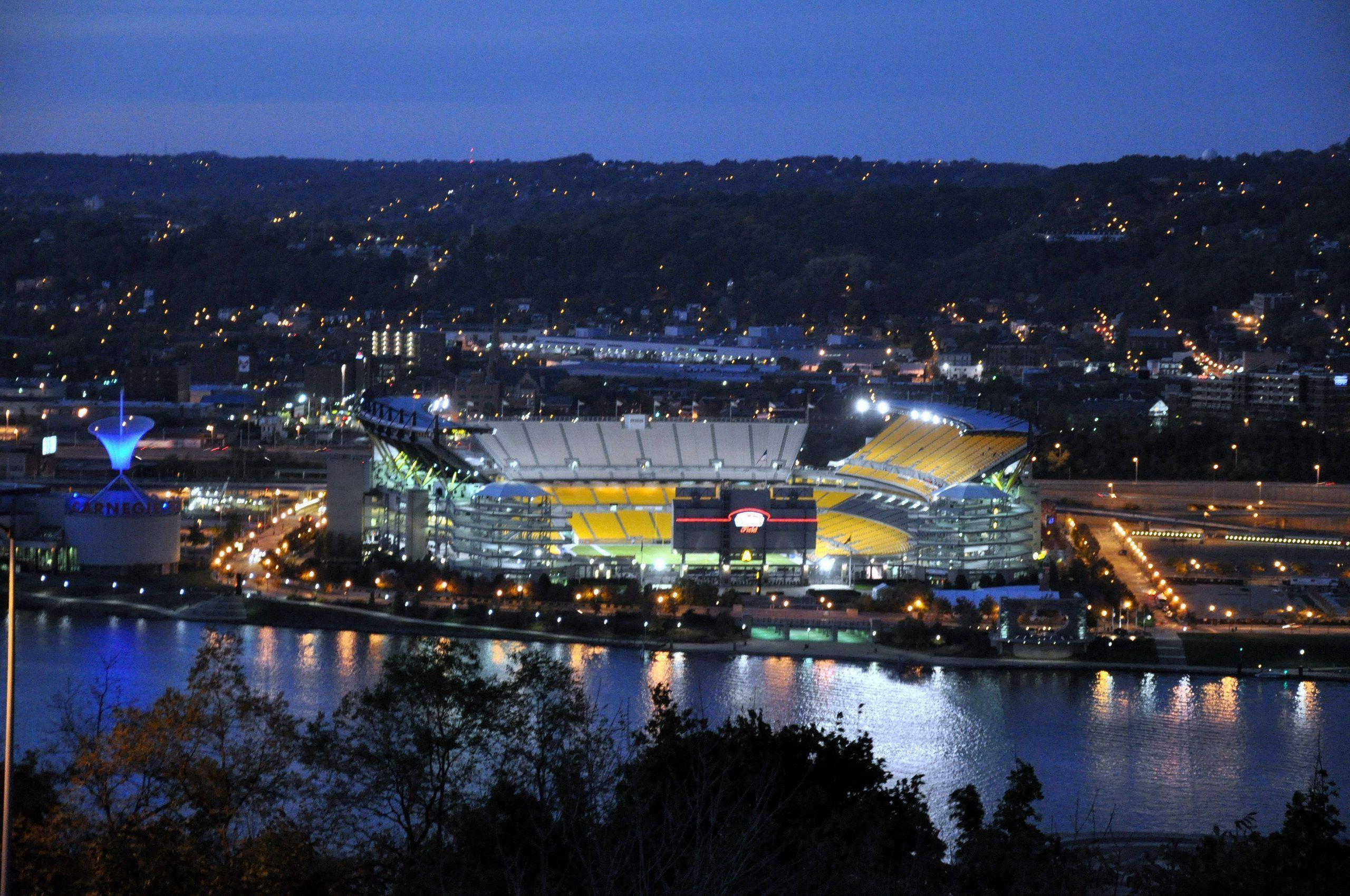Pittsburgh, stadium, yellow seats, 2K Desktop Wallpaper