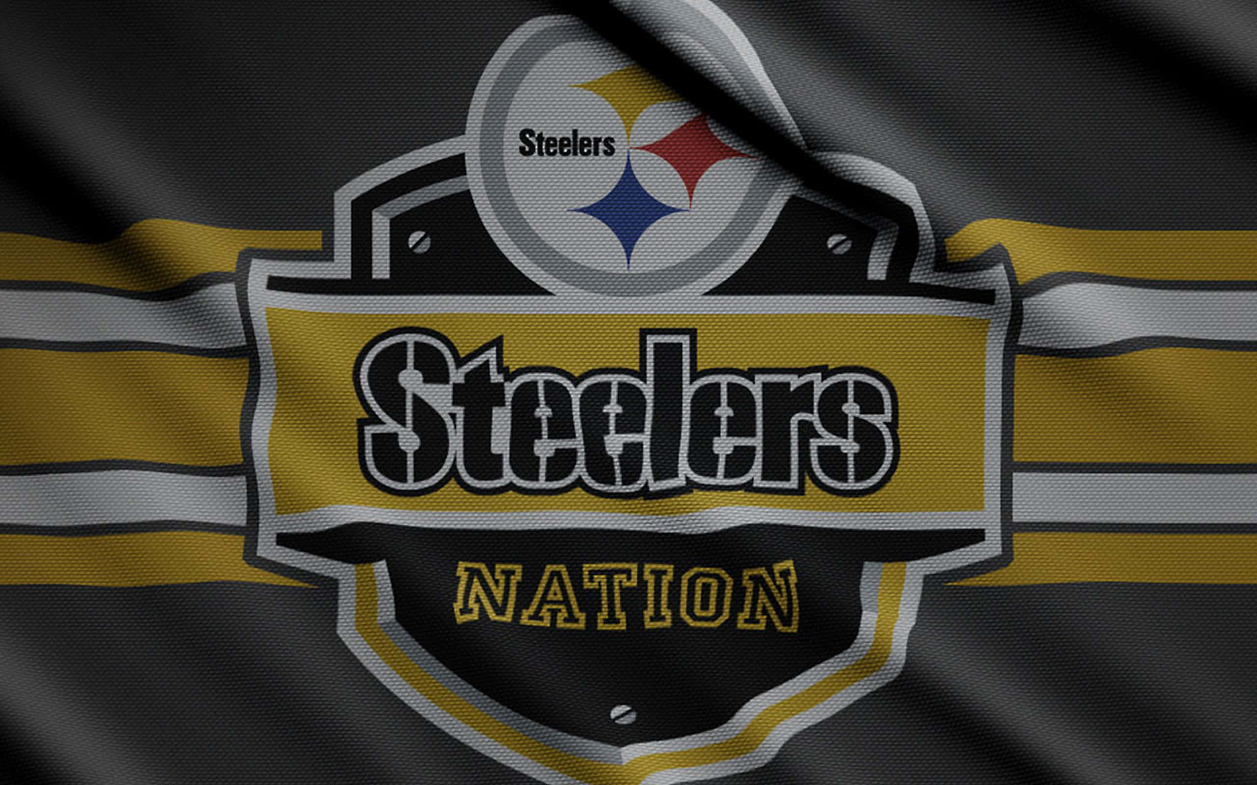 Pittsburgh Steelers, Steelers flag, yellow, 2K Desktop Wallpaper