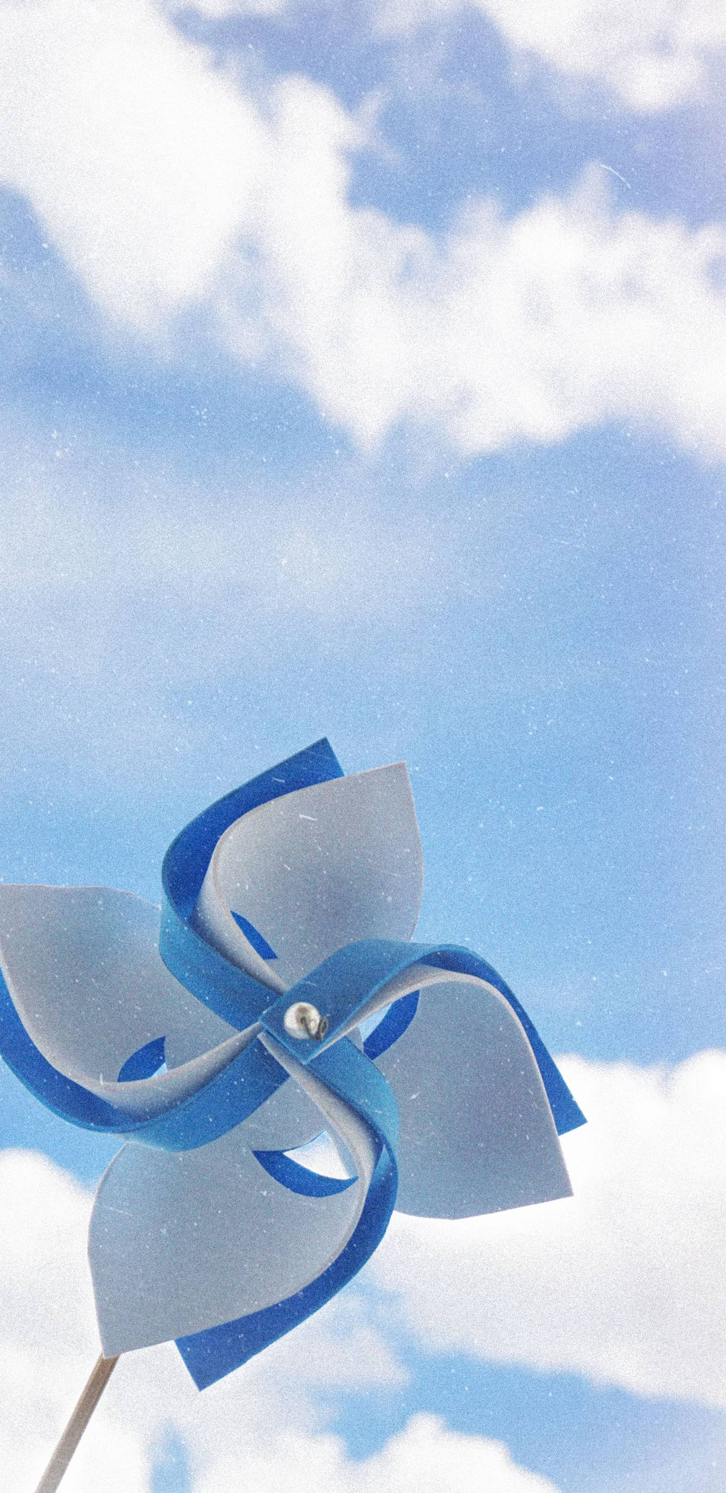 Pixel 3 XL, blue, pinwheel, 2K Phone Wallpaper